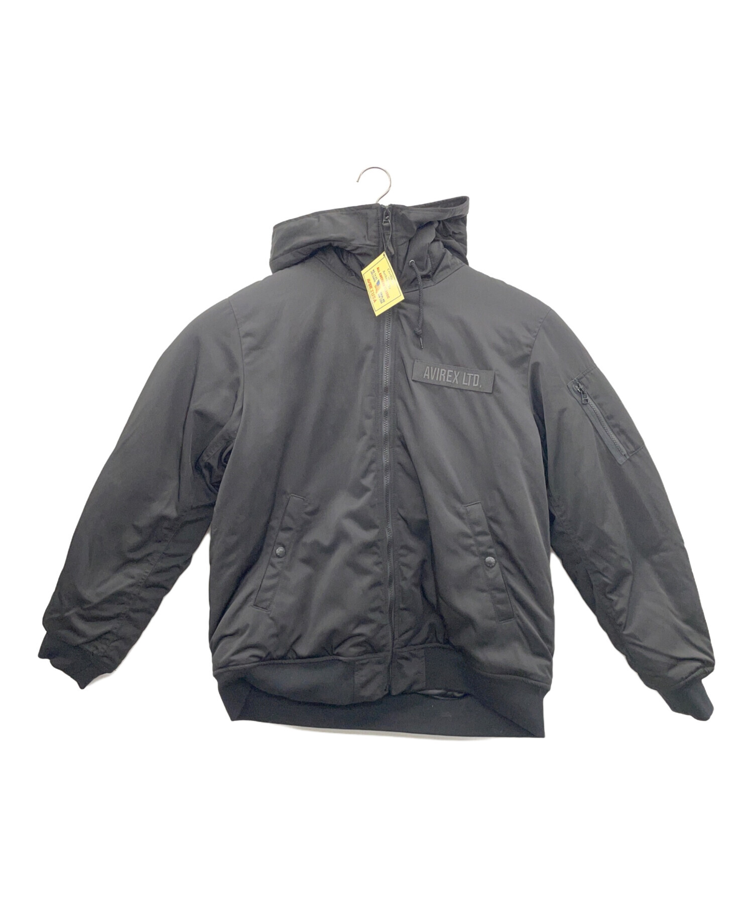 中古・古着通販】AVIREX (アヴィレックス) 中綿ジャケット ブラック 