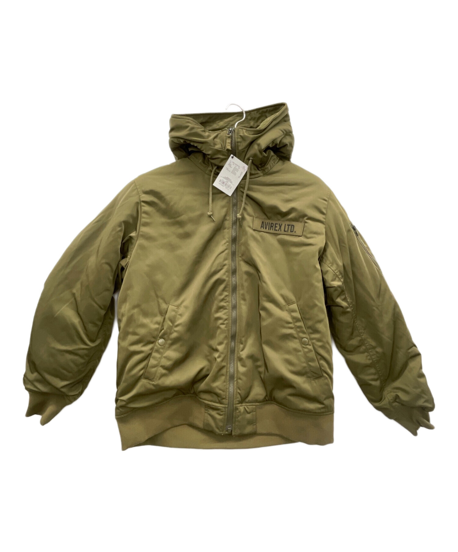 中古・古着通販】AVIREX (アヴィレックス) 中綿ジャケット オリーブ 