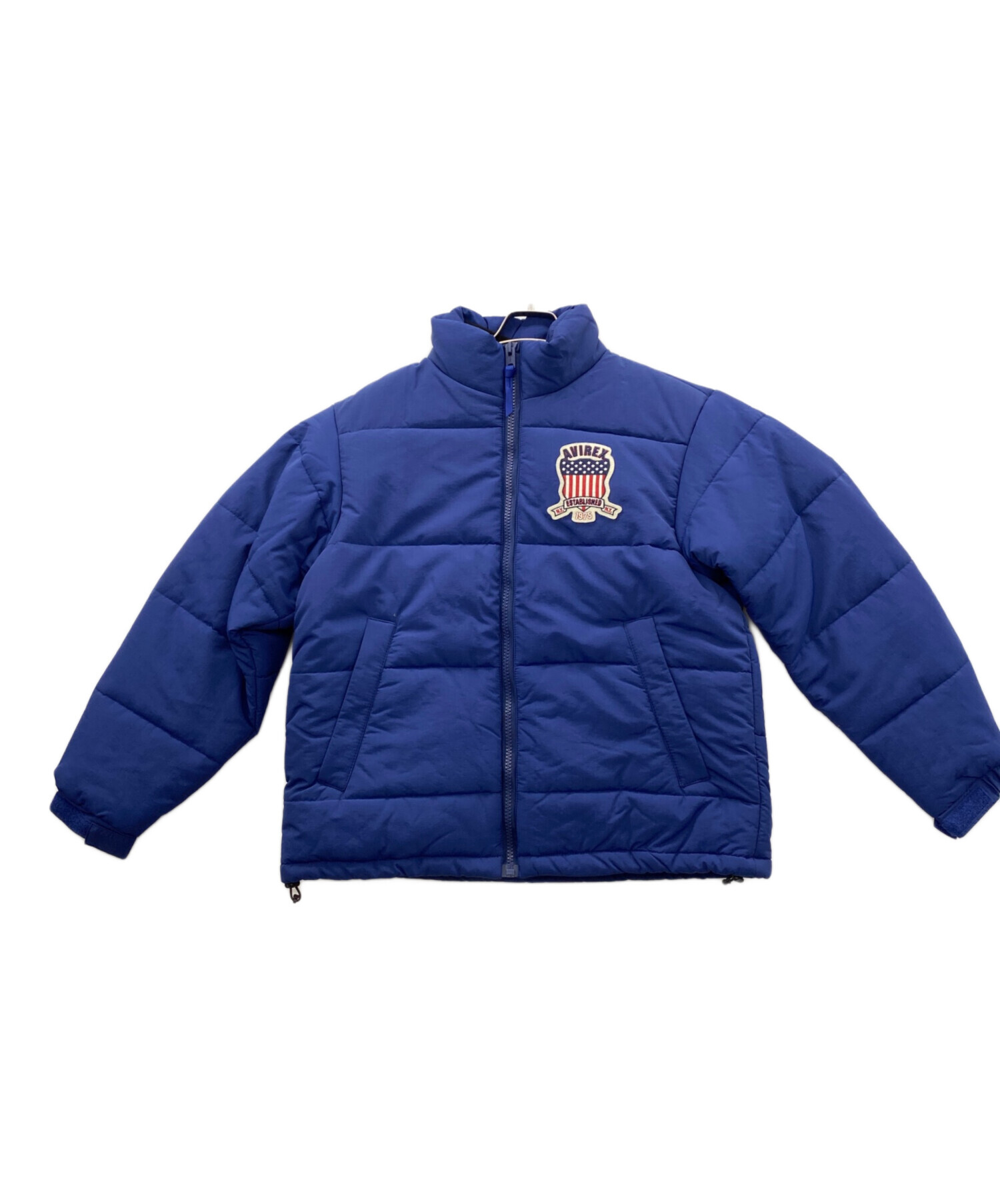 中古・古着通販】AVIREX (アヴィレックス) 中綿ジャケット ブルー 