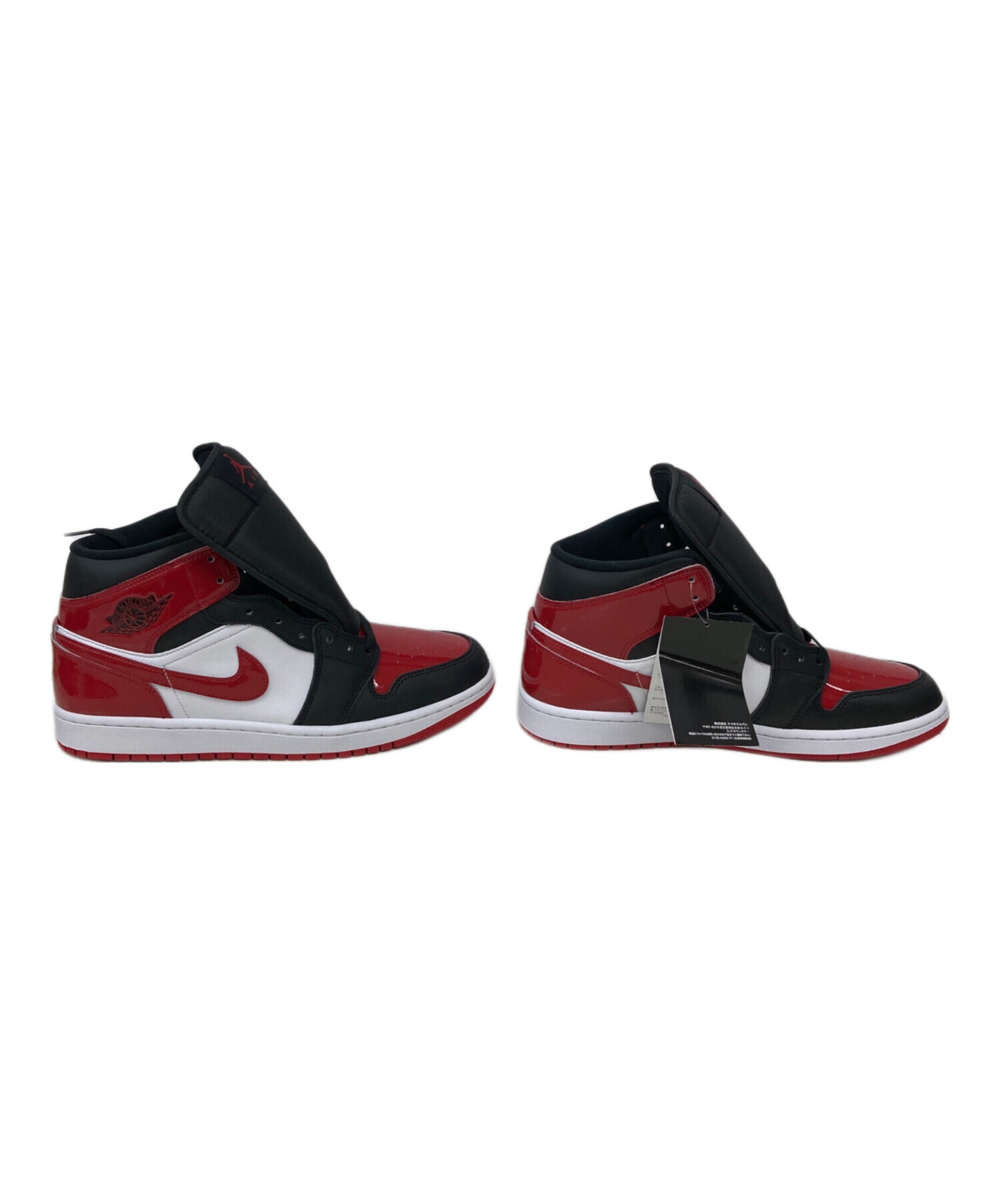 中古・古着通販】NIKE (ナイキ) AIR JORDAN1 MID ホワイト×ブラック 