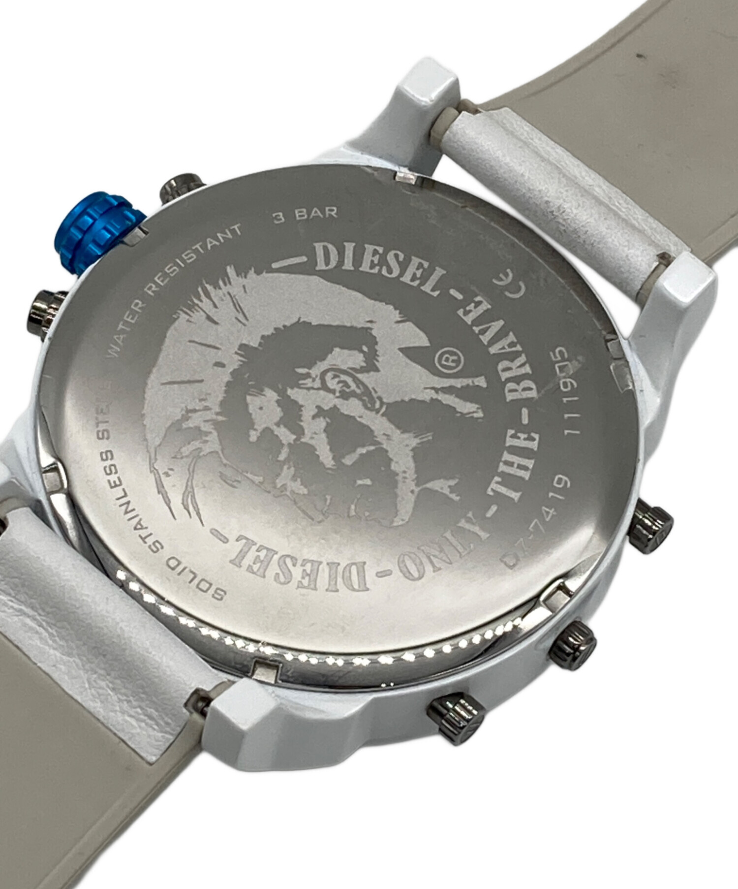 DIESEL 腕時計 Men's Vert Three-Hand Date Black Stainless Steel Watch | Black