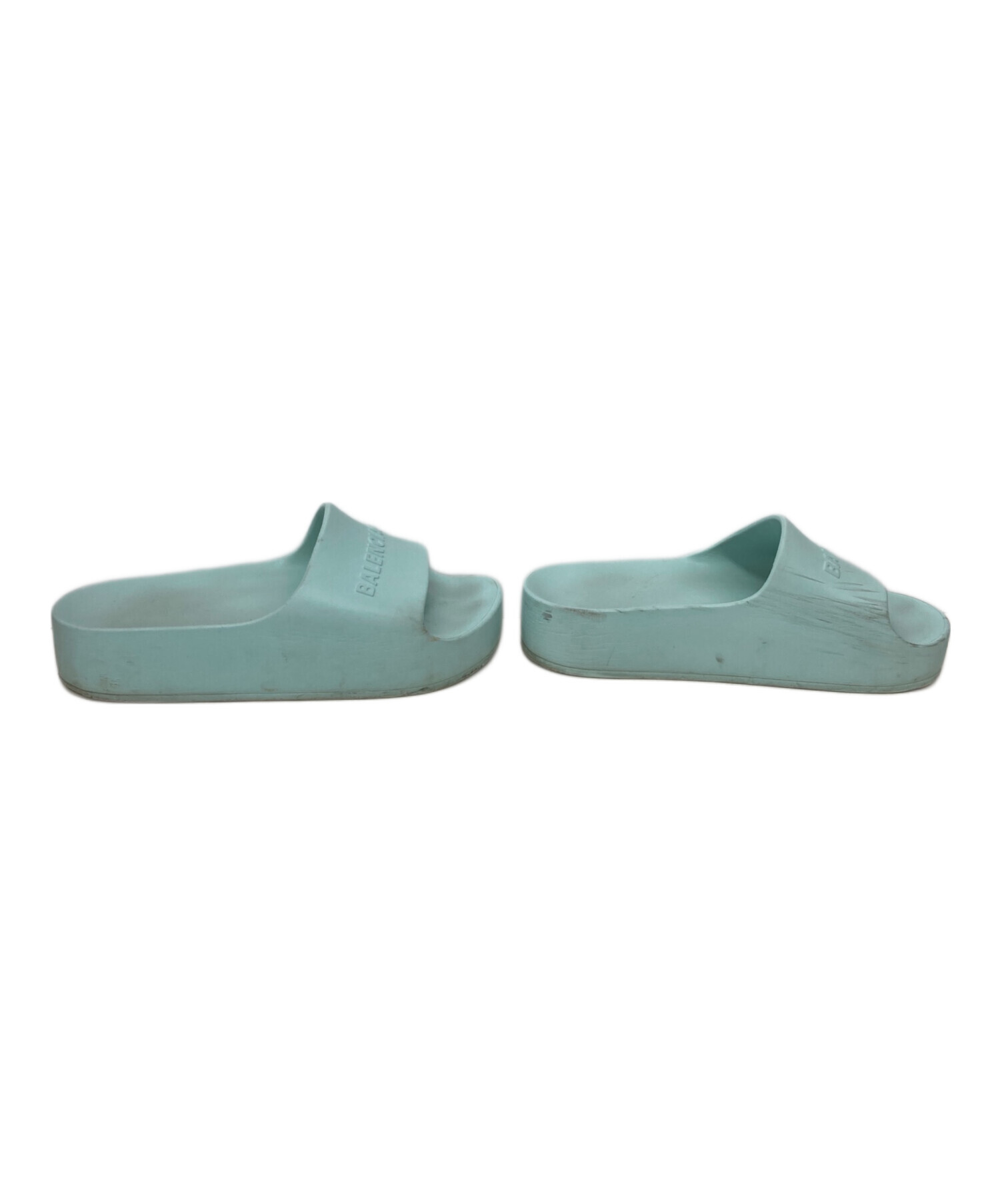 中古・古着通販】BALENCIAGA (バレンシアガ) CHUNKY SLIDE ブルー 