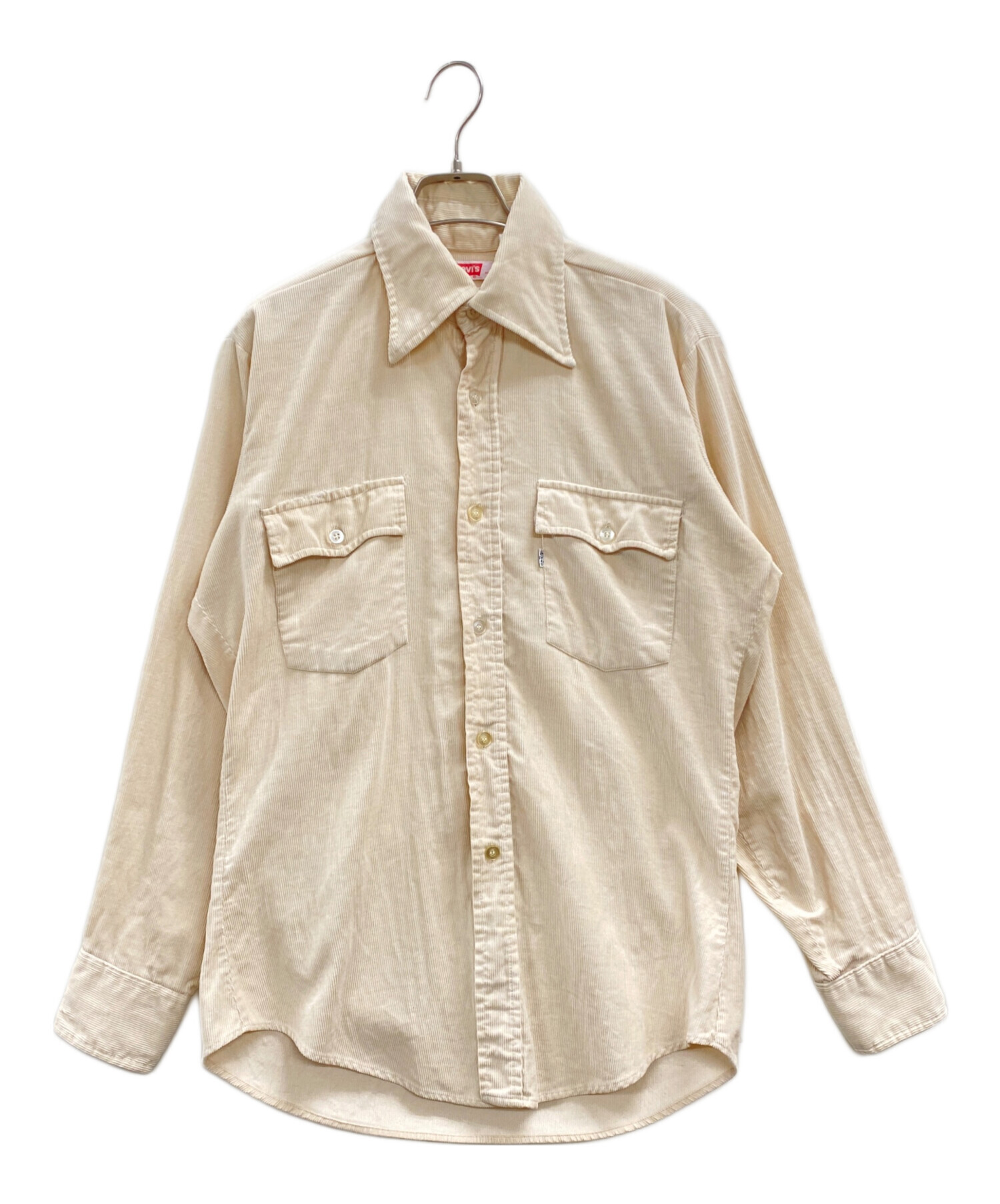 未使用 リーバイス Levi's 長袖シャツ Sサイズ 中古・古着通販】LEVI'S (リーバイス) 長袖シャツ ホワイト サイズ:M