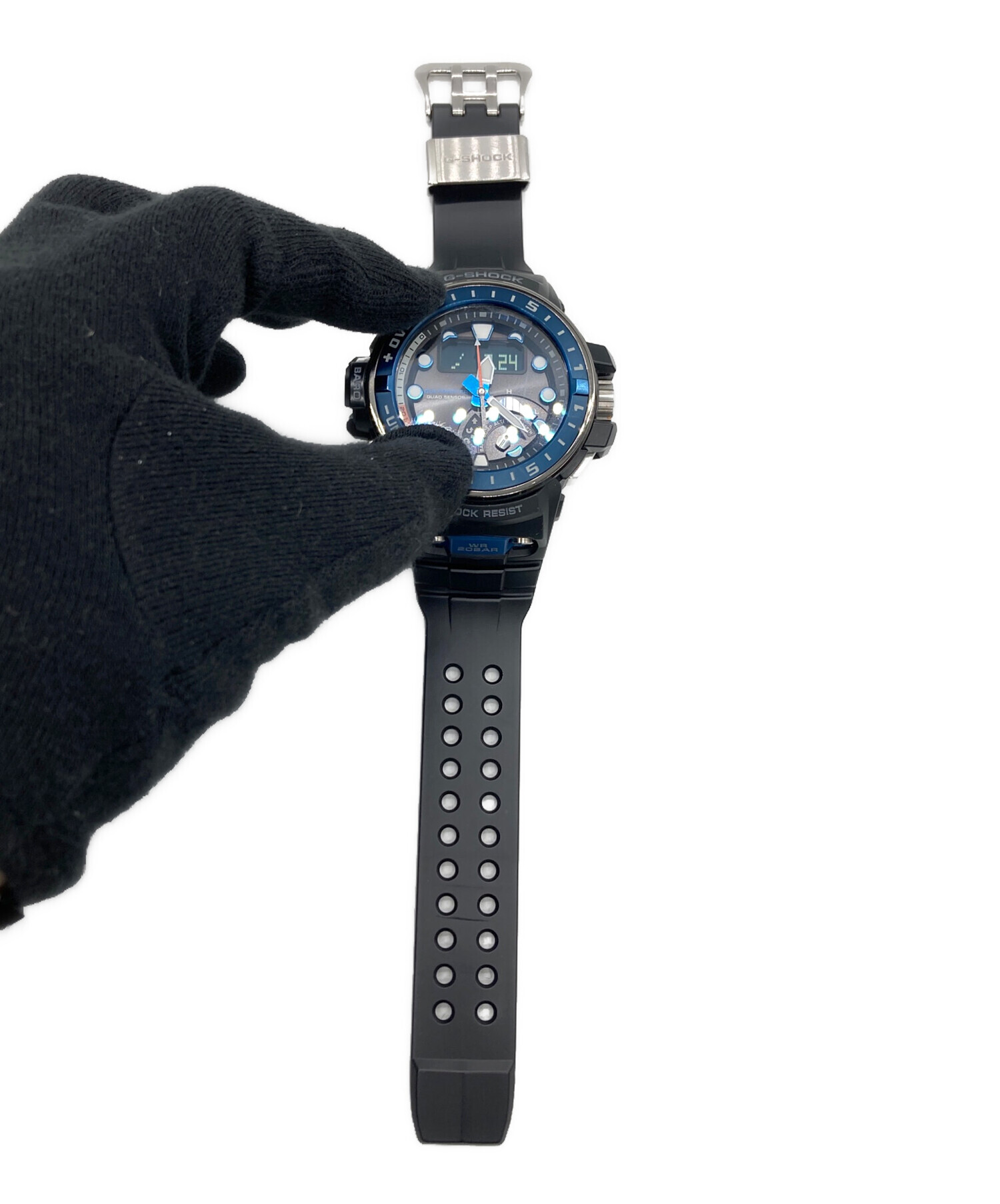 中古・古着通販】CASIO (カシオ) ガルフマスター ブラック×ブルー