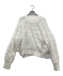 メゾンドドルチェ　maison de Dolce ファーリーニット　White maison de Dolce.メゾンドドルチェ エメニット白 - メルカリ