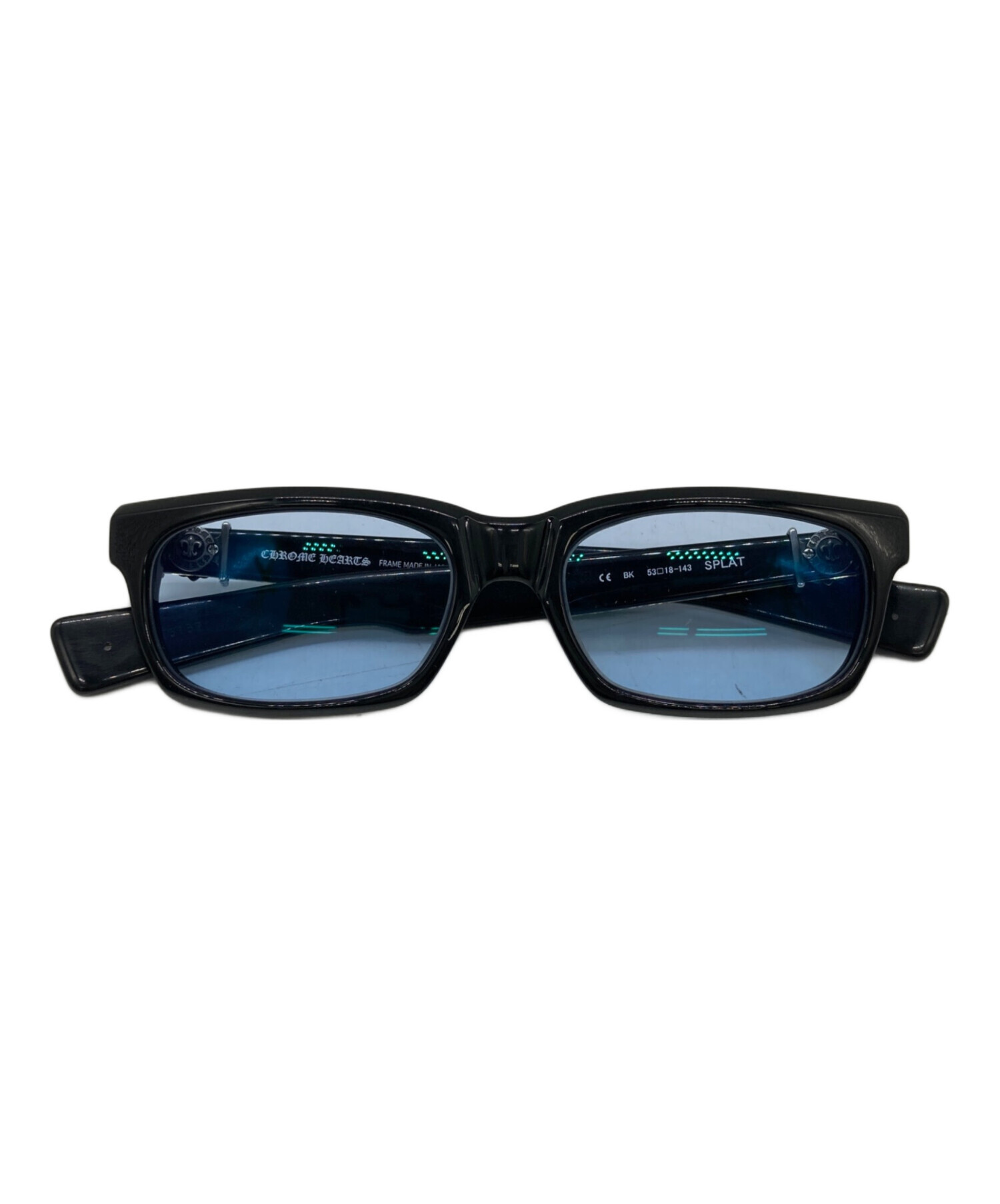【瀬戸大橋店】 中古 CHROME HEARTS | クロムハーツ サングラス GAG BK/GP - サイズ：49□21-145 ブラック 【116】 Chrome Hearts - 【瀬戸大橋店】 中古 CHROME HEARTS | クロムハーツ