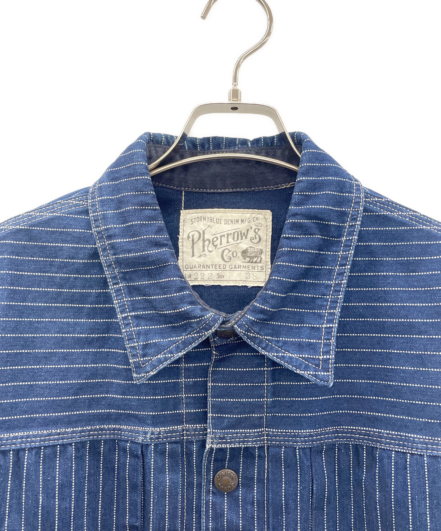 中古・古着通販】Pherrow's (フェローズ) カバーオール ブルー サイズ