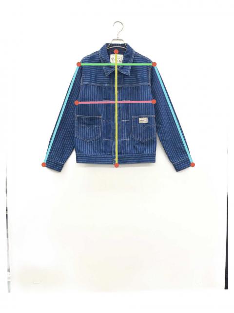 中古・古着通販】Pherrow's (フェローズ) カバーオール ブルー サイズ