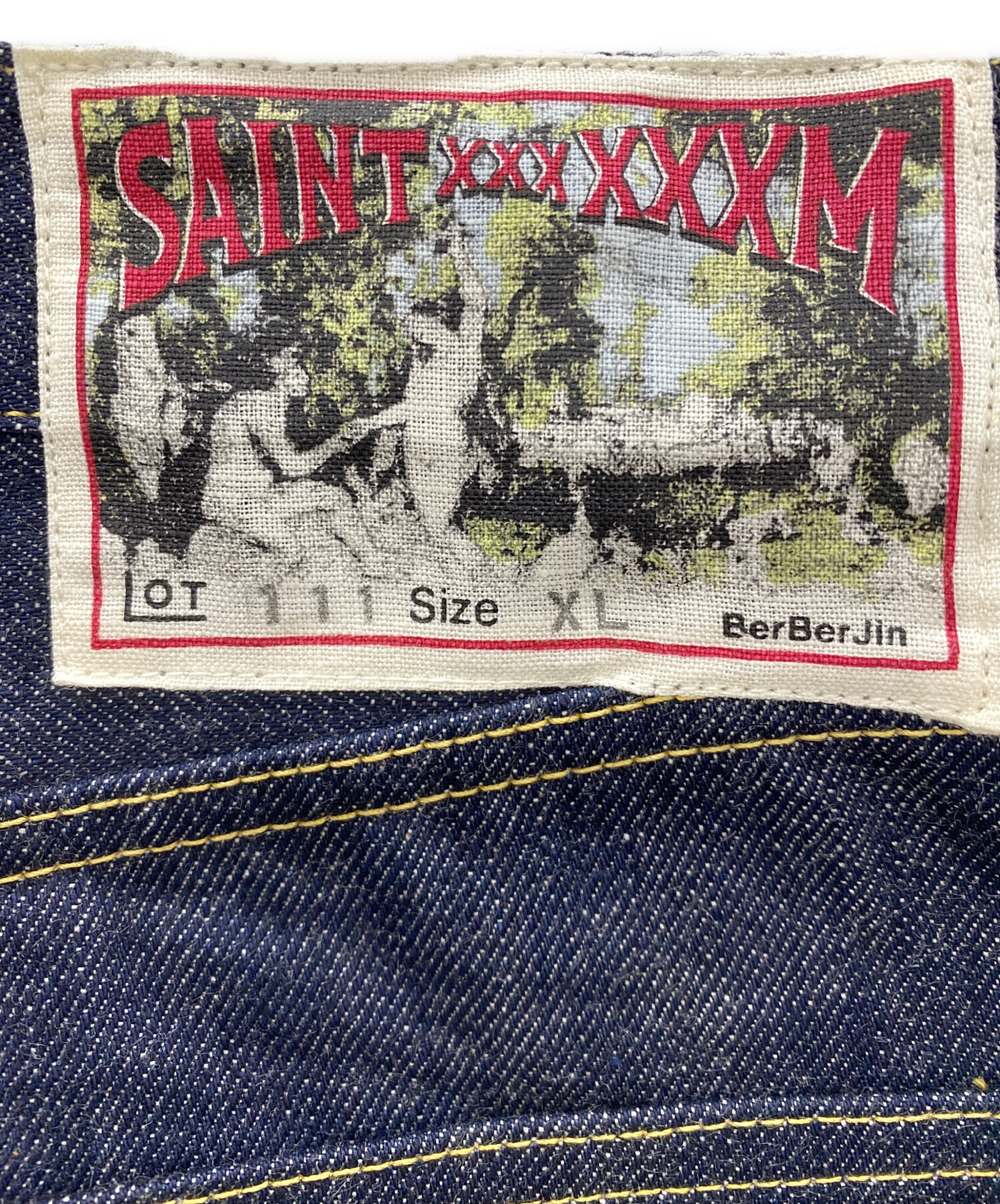 25AW■SAINT MICHAEL×BerBerjin【XL】デニムパンツ 中古・古着通販】SAINT MICHAEL (セントマイケル) BerBerJin