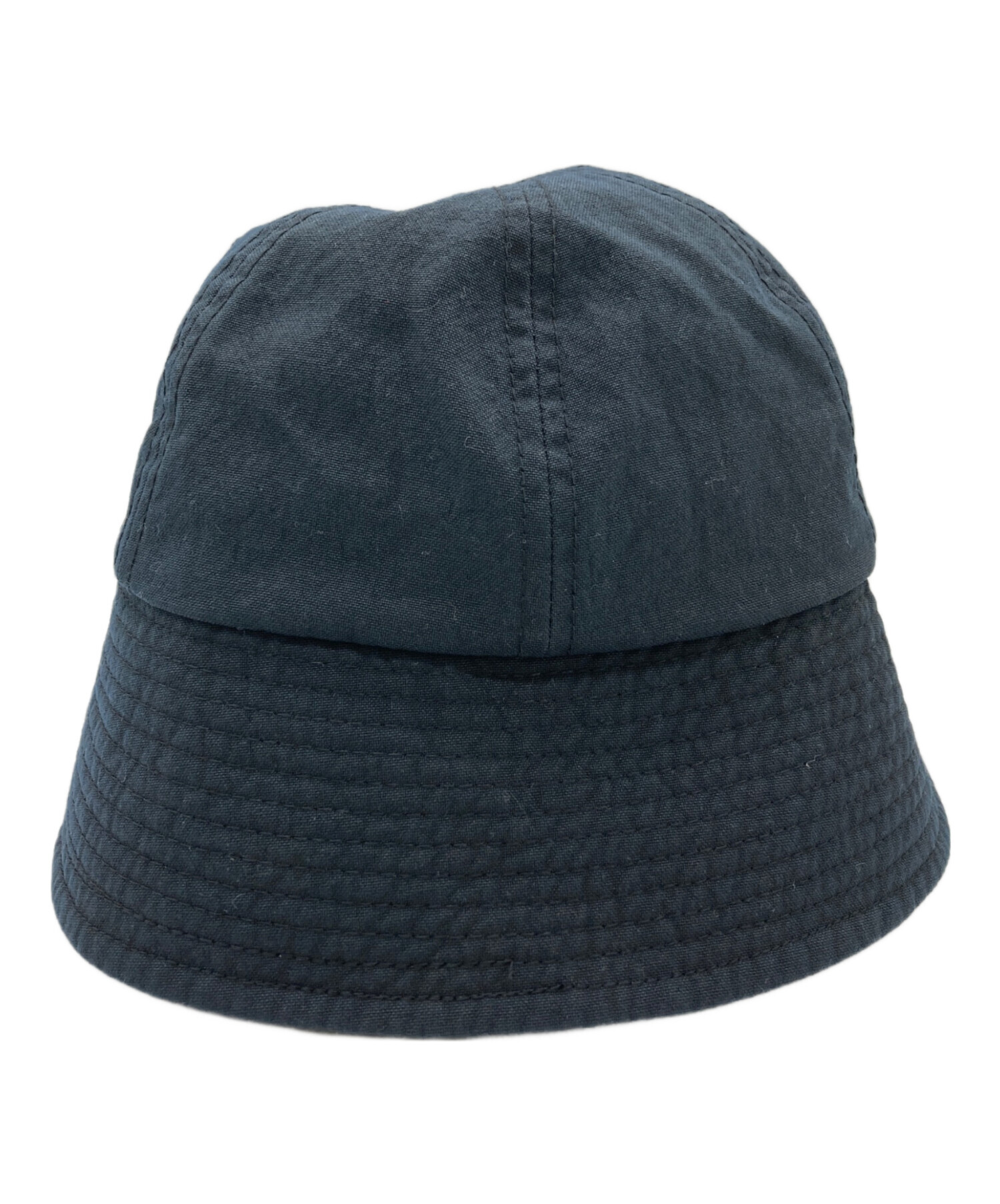 コムデギャルソンオム　シンセティックレザー　バケットハット　ブラック　新品未使用 Synthetic leather mix hat-シンセティックレザーミックスハット-COMME