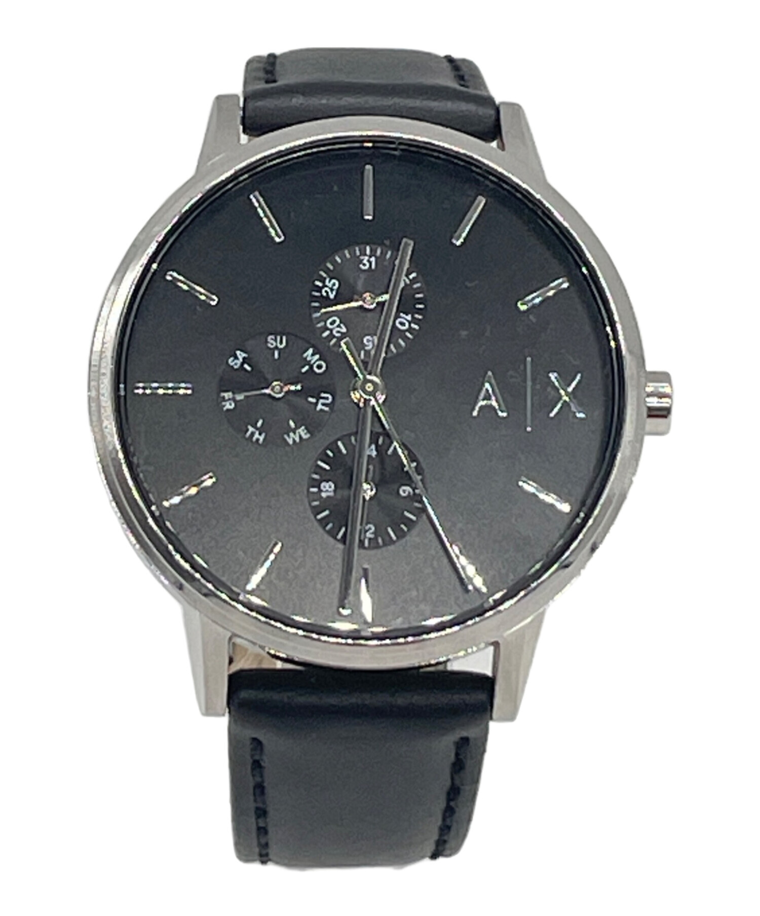 Armani Exchange OAX3079F ブラック 中古・古着通販】ARMANI EXCHANGE (アルマーニ エクスチェンジ) 腕時計