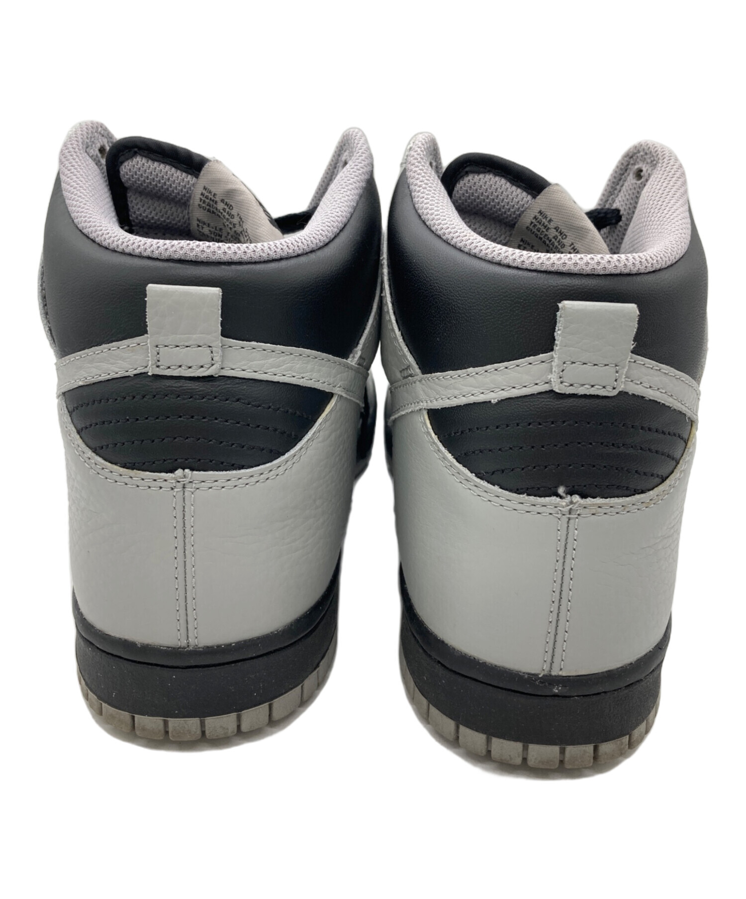 中古・古着通販】NIKE (ナイキ) DUNK HIGH ブラック×グレー サイズ 