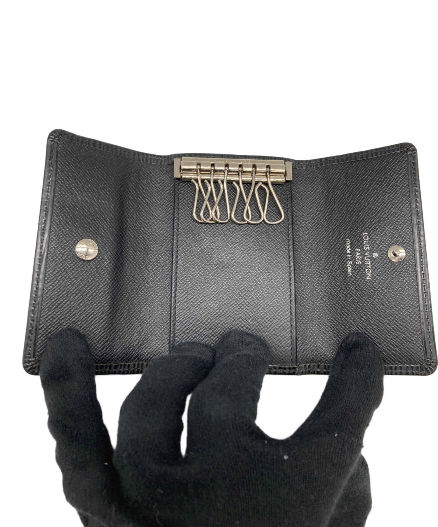 中古・古着通販】LOUIS VUITTON (ルイ ヴィトン) キーケース ブラック 