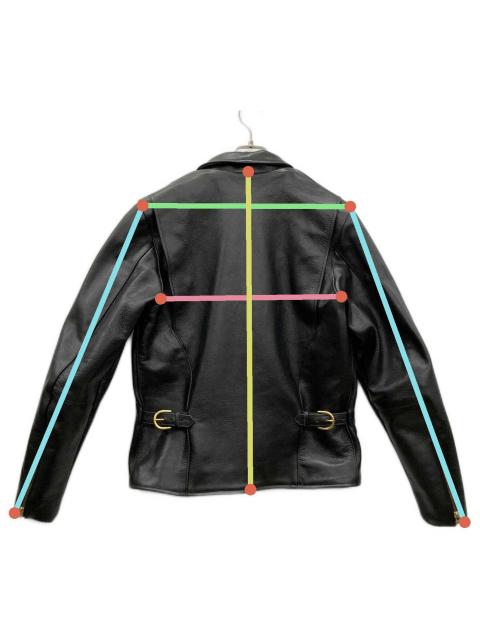 中古・古着通販】VANSON (バンソン) レザージャケット ブラック サイズ