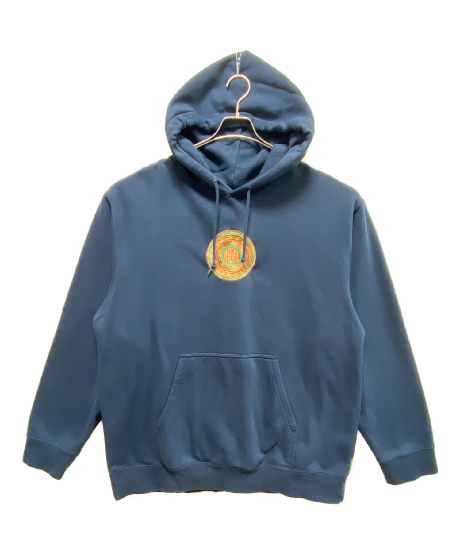 中古・古着通販】HUF (ハフ) パーカー ネイビー サイズ:XXL｜ブランド 