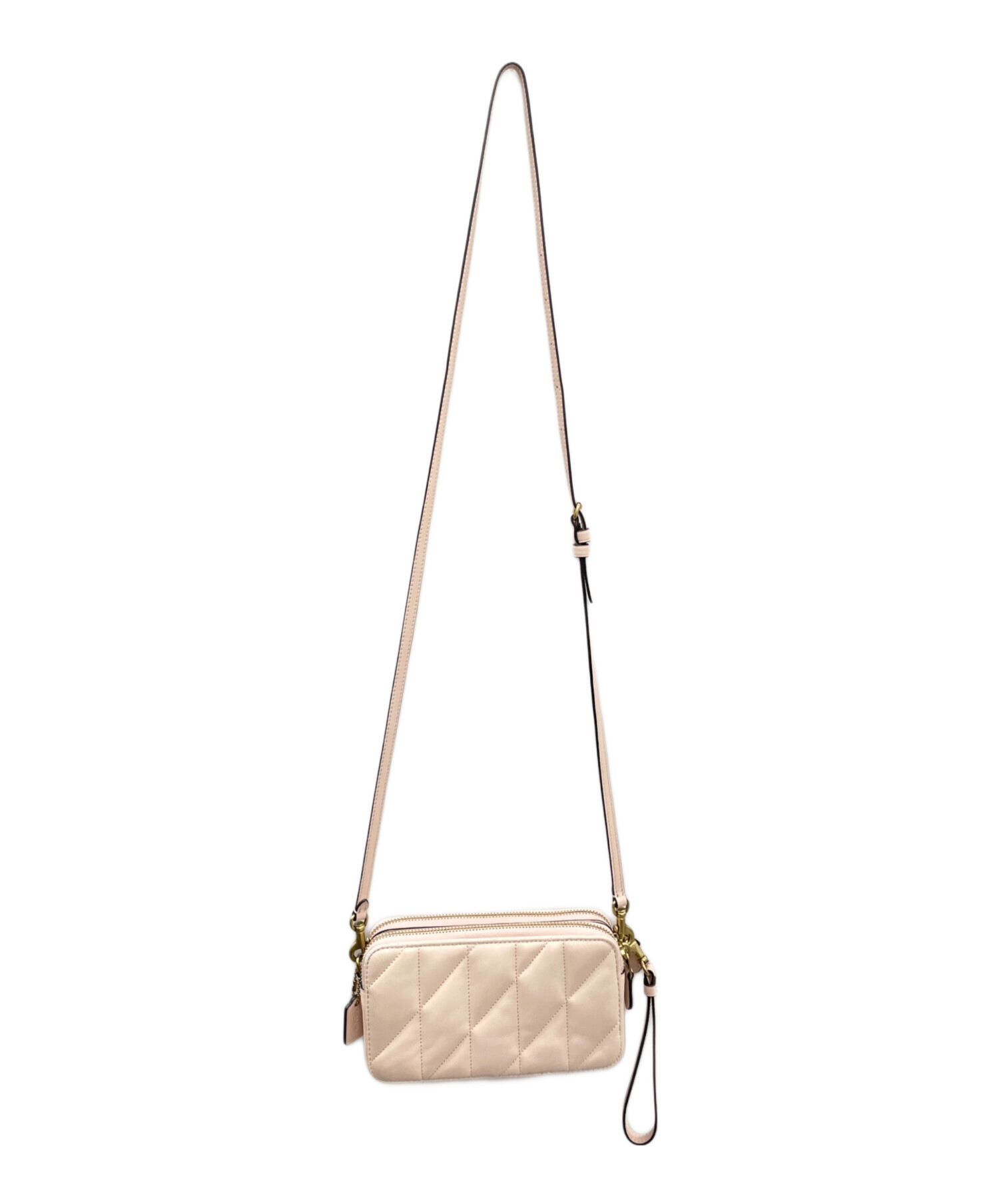 中古・古着通販】COACH (コーチ) ショルダーポーチ ピンク｜ブランド 
