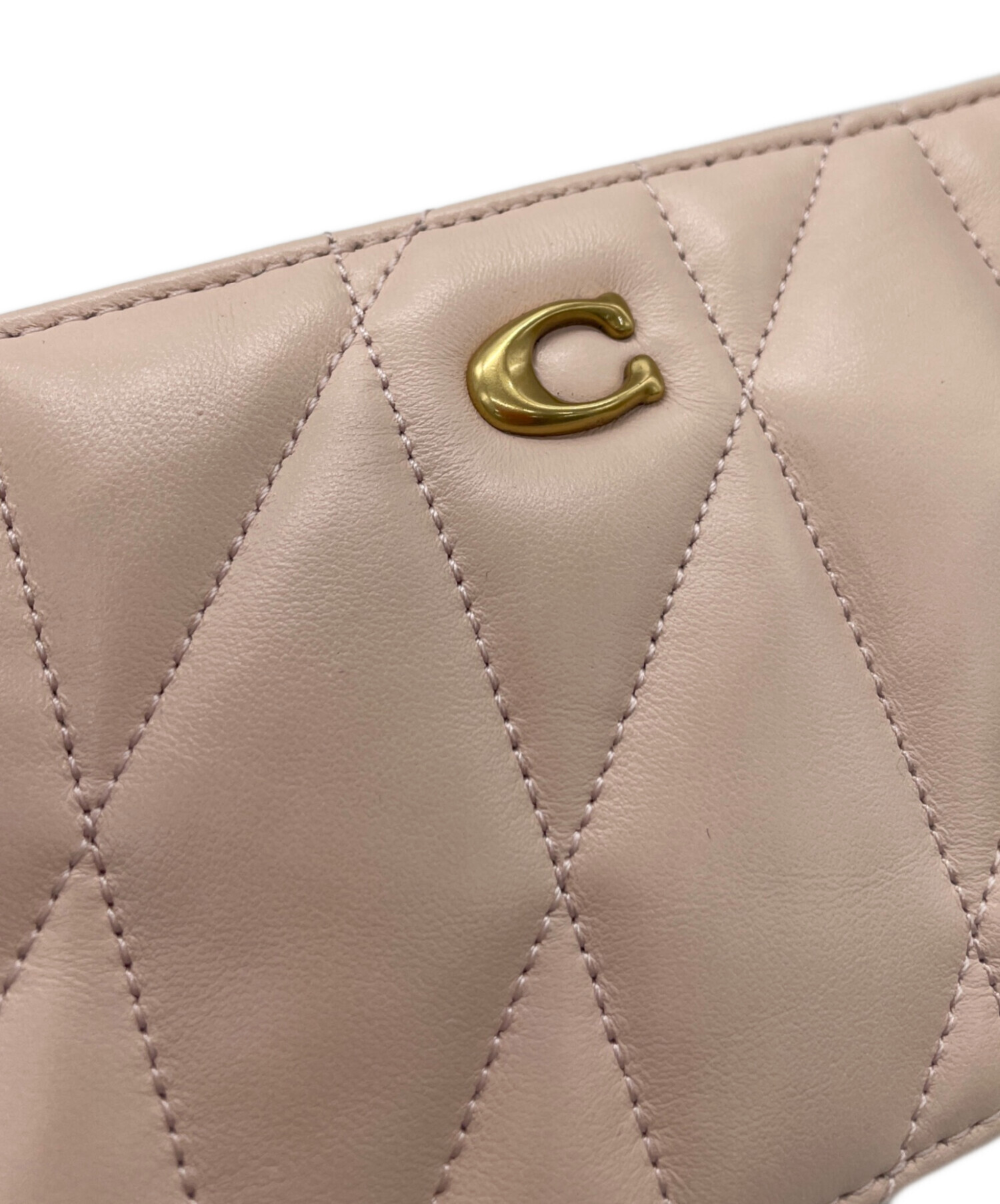 中古・古着通販】COACH (コーチ) ショルダーポーチ ピンク｜ブランド 