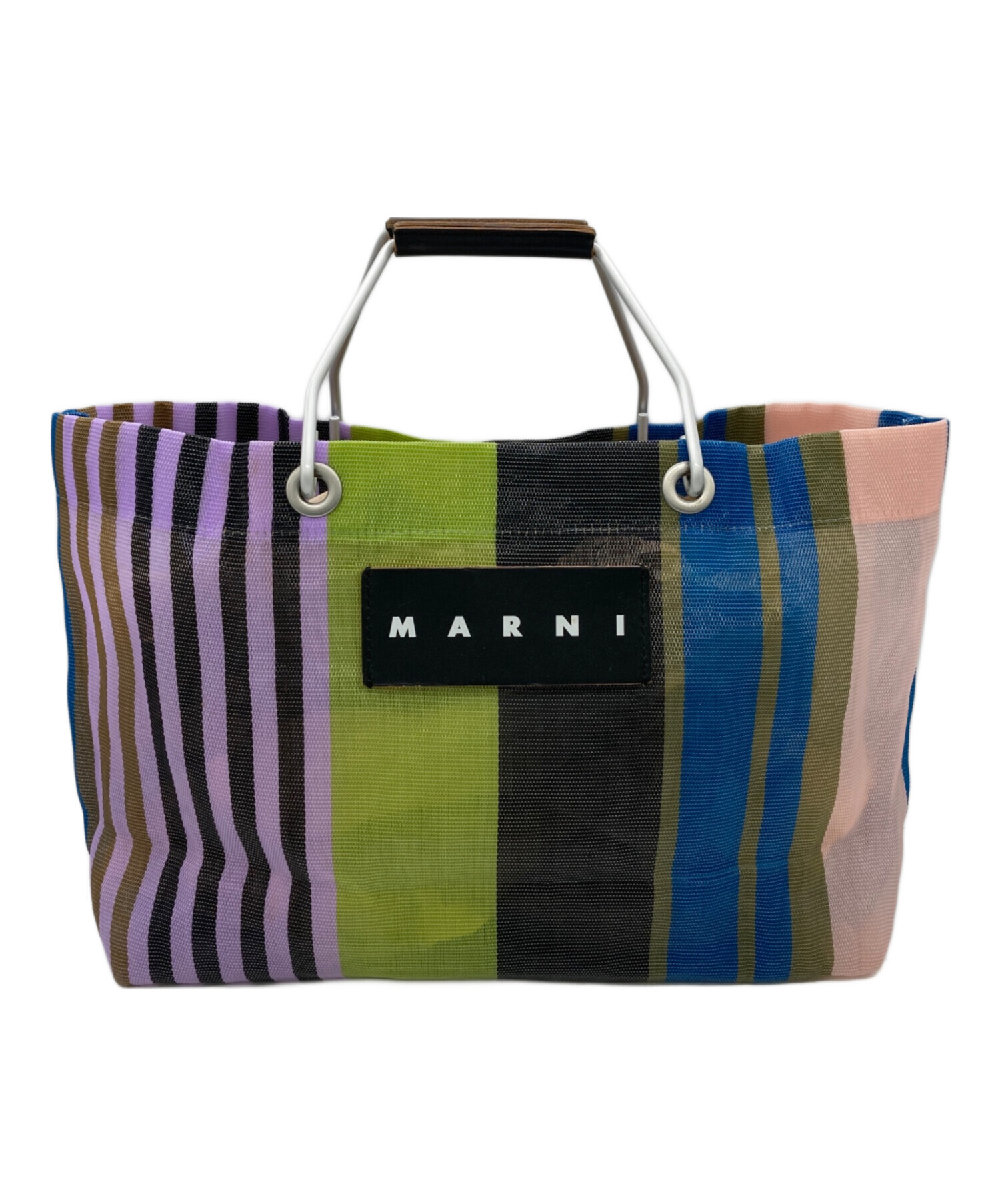 MARNI メッシュマルチカラーバッグ 中古・古着通販】MARNI (マルニ) メッシュハンドバッグ マルチカラー