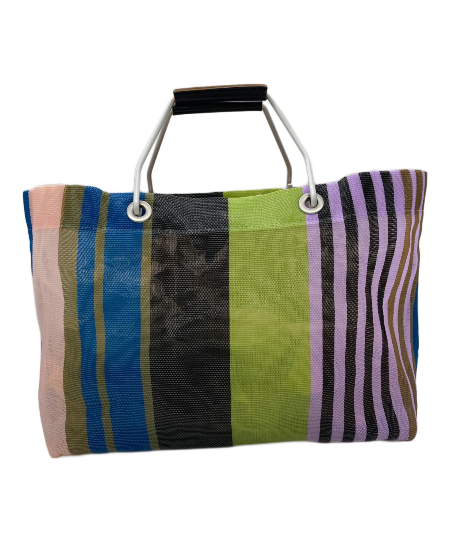 【未使用品に近い！】☆MARNI☆ ショッピングバッグ 2way マルチカラー 中古・古着通販】MARNI (マルニ) メッシュハンドバッグ マルチカラー