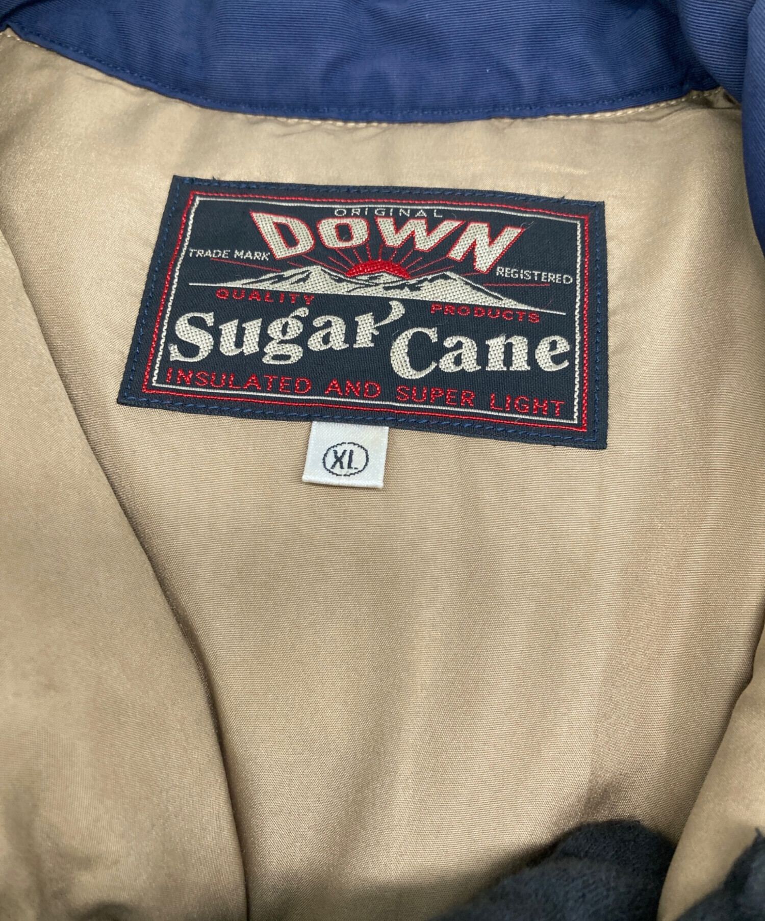 中古・古着通販】SUGAR CANE (シュガーケーン) ダウンベスト ネイビー