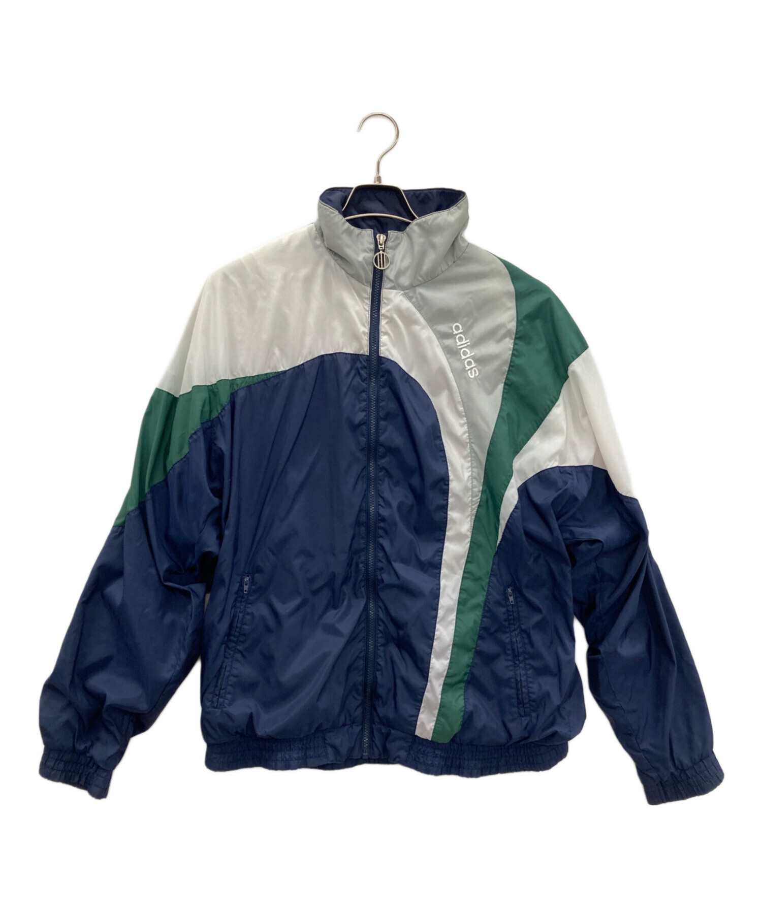 中古・古着通販】adidas (アディダス) ナイロンジャケット ネイビー