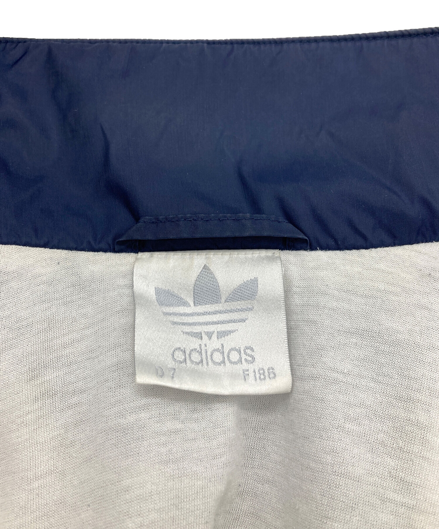 中古・古着通販】adidas (アディダス) ナイロンジャケット ネイビー 