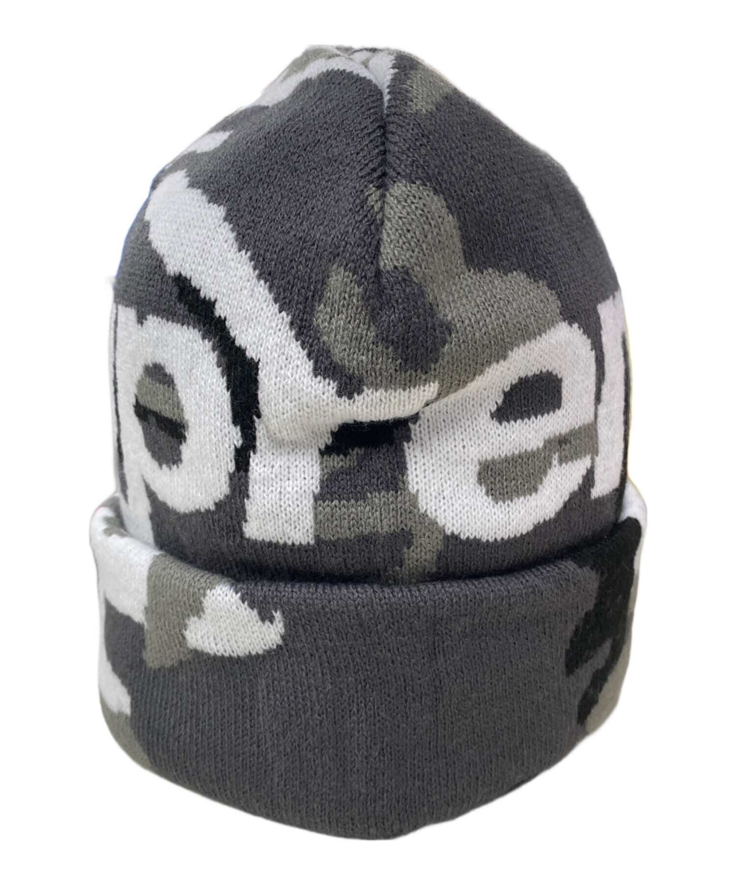 Supreme グレーキャップ デニム風 中古・古着通販】SUPREME (シュプリーム) キャップ グレー×ホワイト