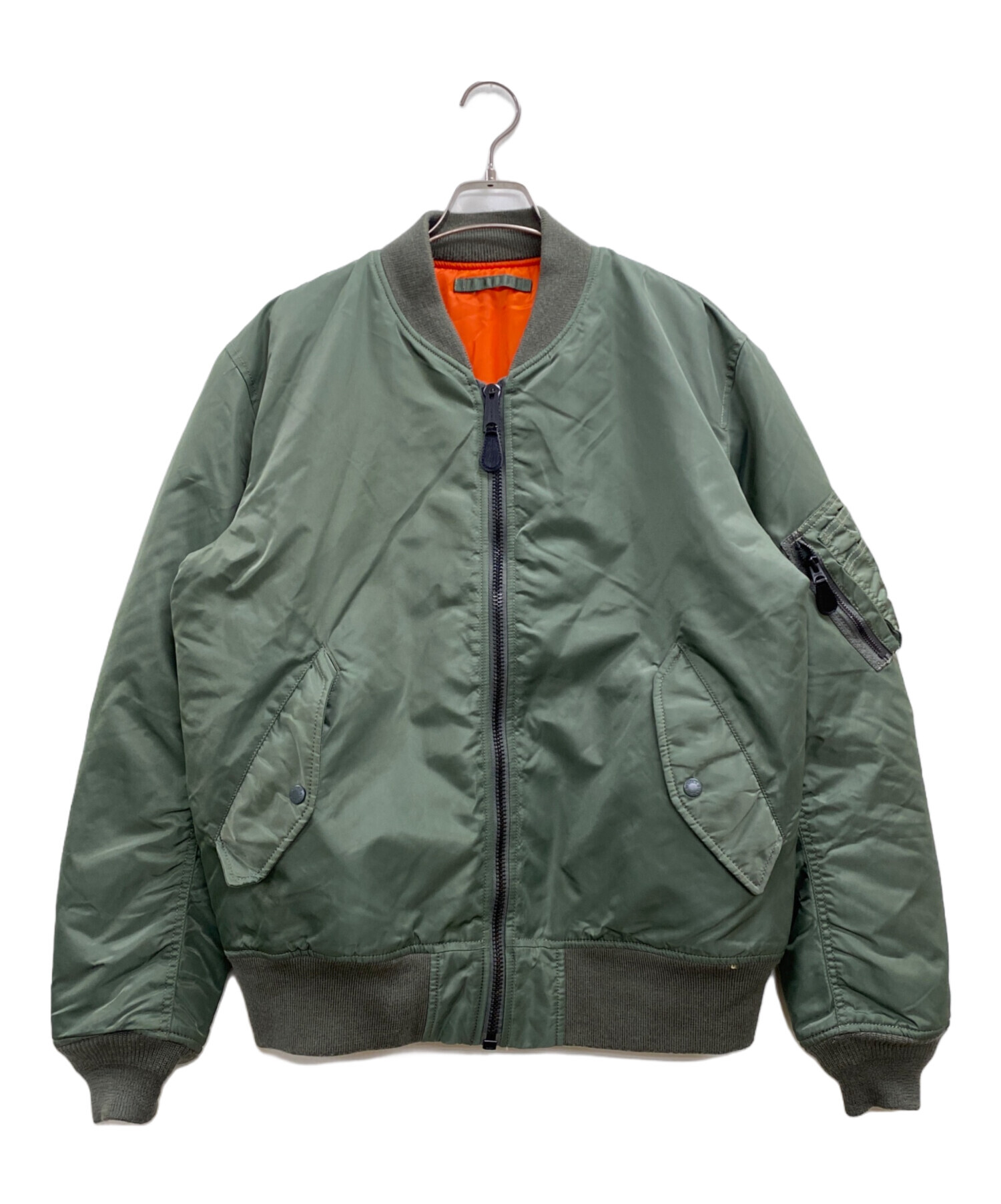 中古・古着通販】AVIREX (アヴィレックス) MA-1ジャケット オリーブ
