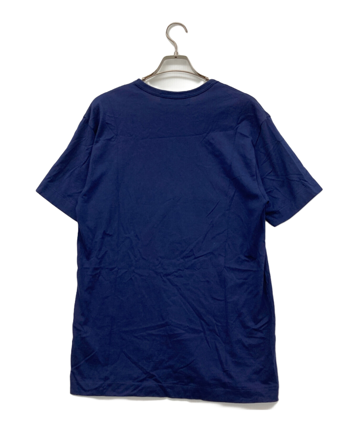 PLAY COMME des GARÇONS 半袖Tシャツ カットソー ネイビー コムデギャルソン COMME des GARCONS Tシャツ メンズ PLAY LOGO T
