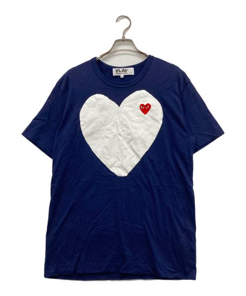 PLAY COMME des GARCONS Tシャツ・カットソー XL 紫 【古着】【中古】【送料無料】 PLAY COMME des GARCONS GARCONS(プレイコムデギャルソン) BLACK HEART