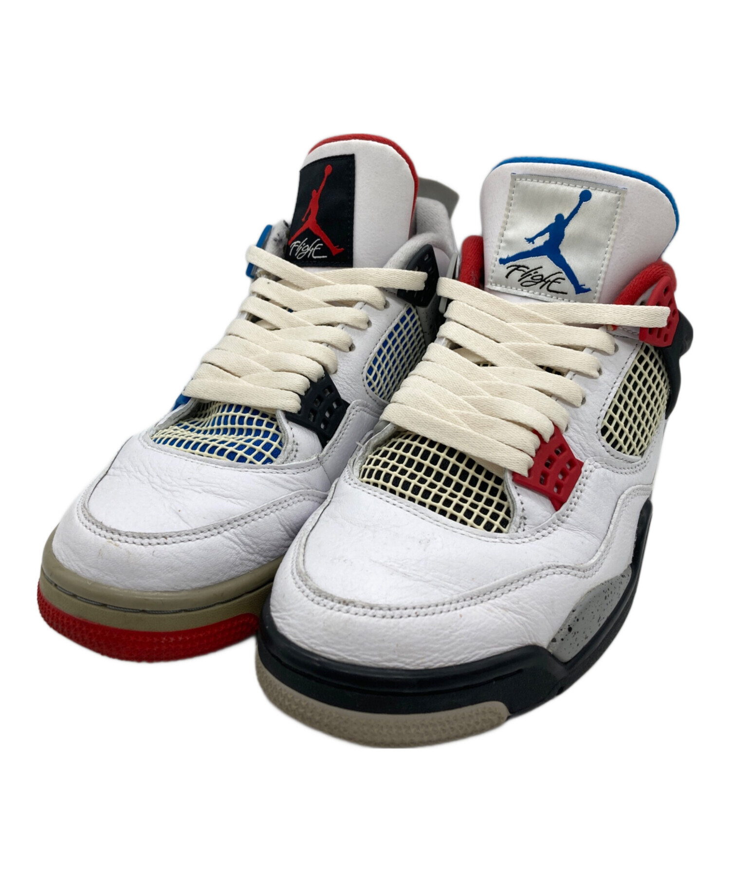 中古・古着通販】NIKE (ナイキ) Air Jordan 4 Retro ホワイト×レッド 