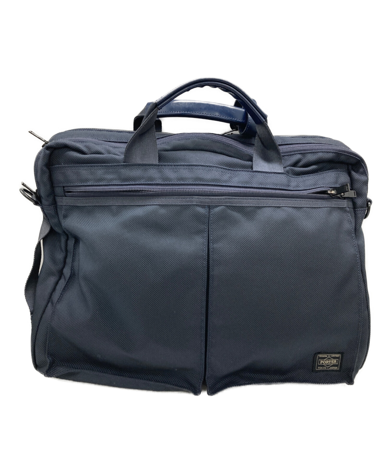 中古・古着通販】PORTER (ポーター) 3WAY ブリーフケース ネイビー