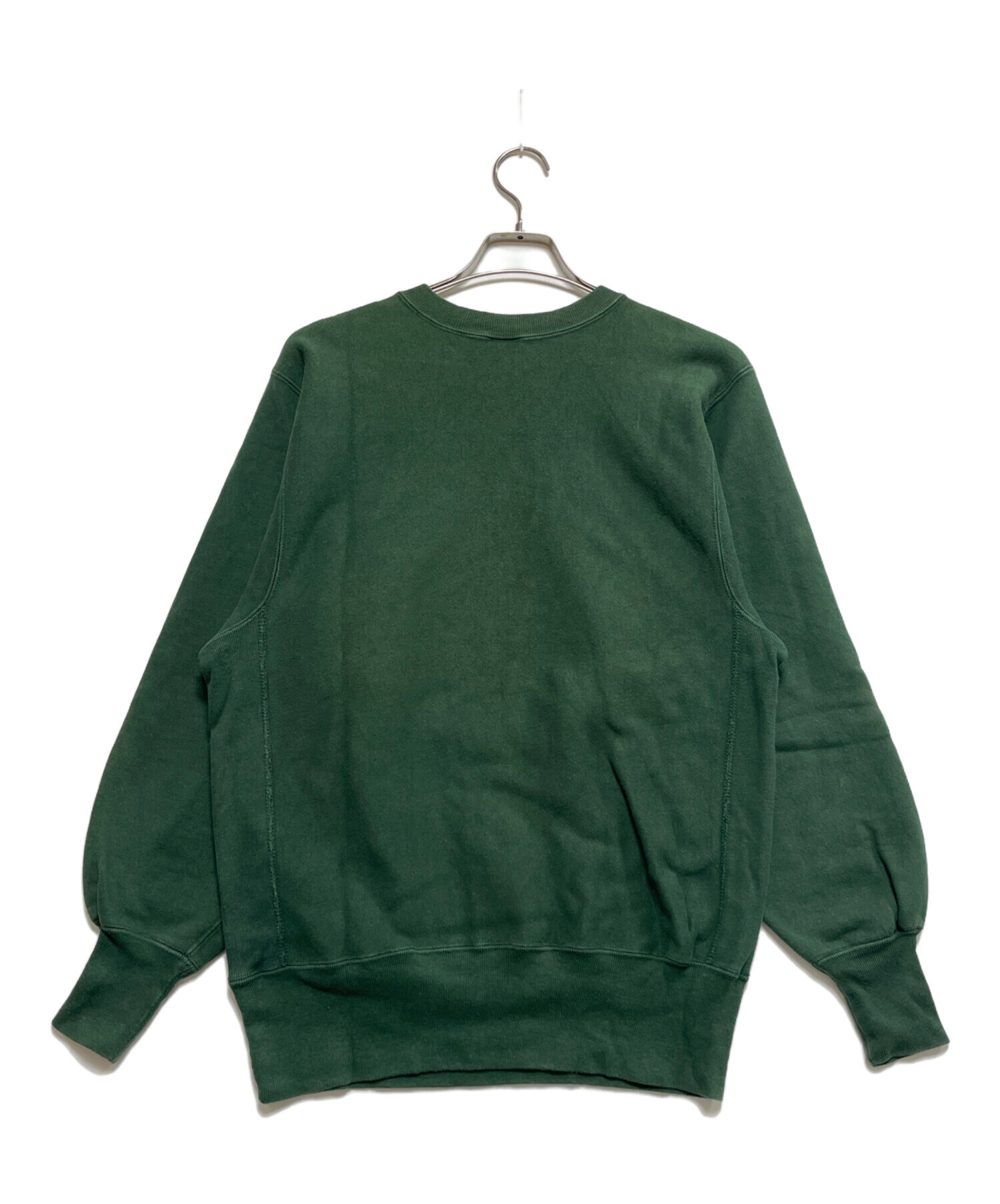 AMERICANA カットオフリバースウィーブスウェット カレッジプリント 緑 中古・古着通販】Champion REVERSE WEAVE (チャンピオン リバース
