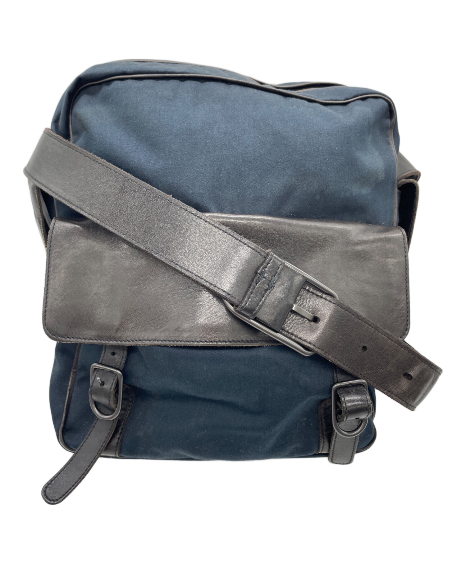 BOTTEGA VENETA ボッテガベネタ ショルダーバッグ  青 【古着】【中古】【送料無料】 中古・古着通販】BOTTEGA VENETA (ボッテガベネタ) ショルダーバッグ