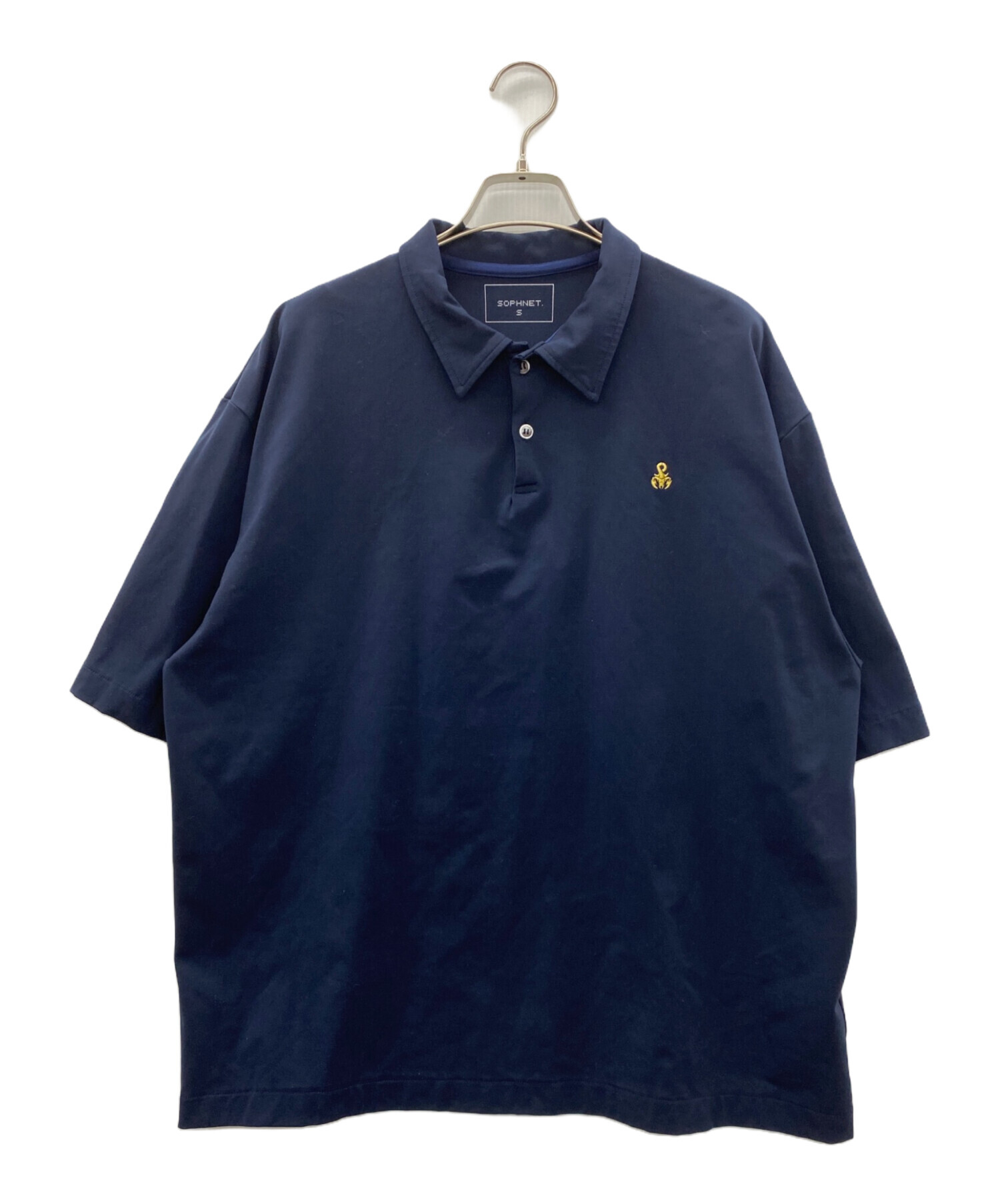 中古・古着通販】SOPHNET. (ソフネット) 半袖シャツ ネイビー サイズ:S