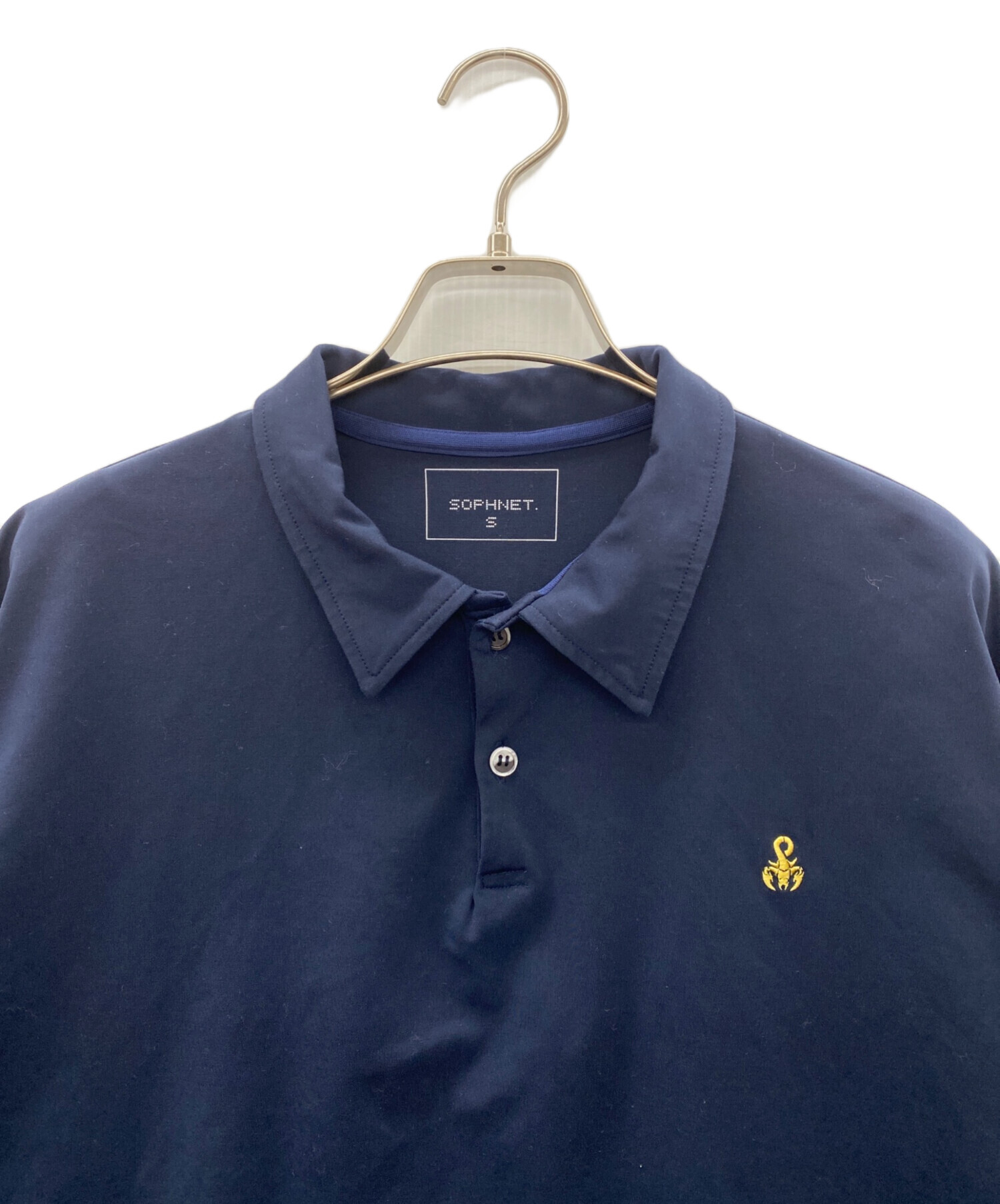 中古・古着通販】SOPHNET. (ソフネット) 半袖シャツ ネイビー サイズ:S