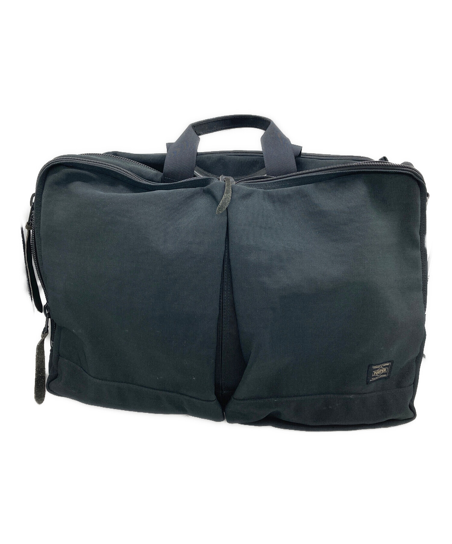 ポーターナイロン ブラック ビジネスバッグ　3way 中古 中古・古着通販】PORTER (ポーター) ビジネスバッグ ブラック