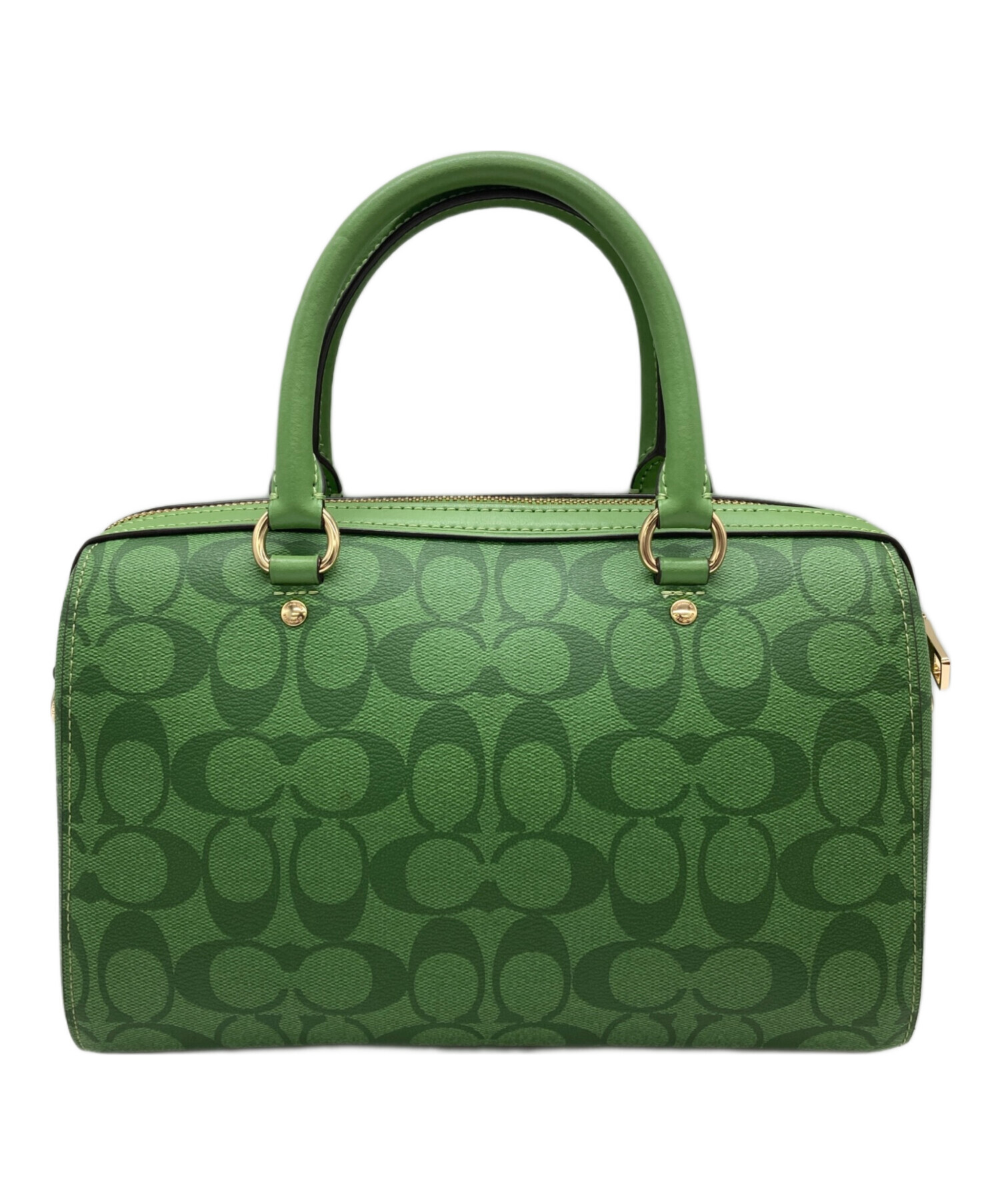 COACH グリーン 2WAYバッグ B4C-9927 MADE IN USA 中古・古着通販】COACH (コーチ) 2WAYバッグ グリーン｜ブランド・古着