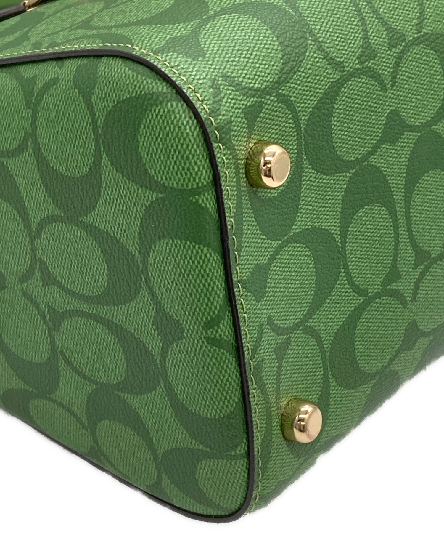 中古・古着通販】COACH (コーチ) 2WAYバッグ グリーン|ブランド・古着 中古・古着通販】COACH (コーチ) 2WAYバッグ グリーン|ブランド・古着