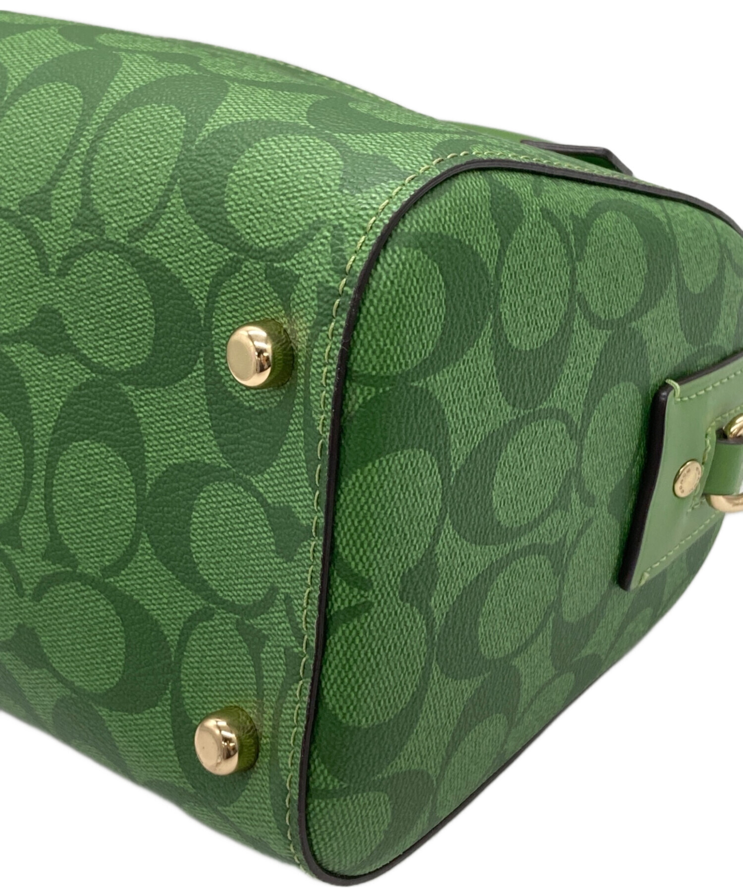 中古・古着通販】COACH (コーチ) 2WAYバッグ グリーン｜ブランド・古着