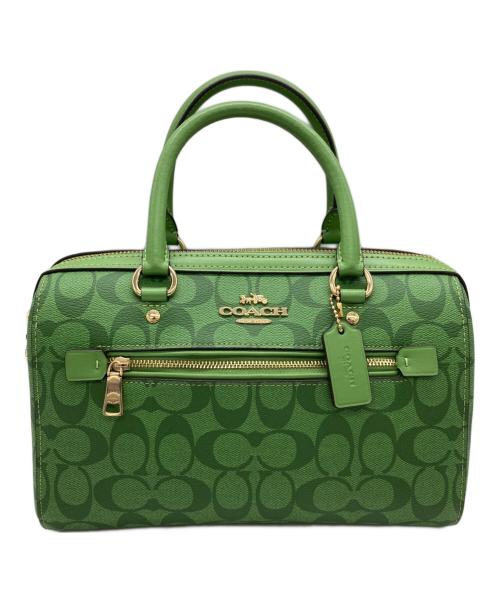 COACH グリーン 2WAYバッグ B4C-9927 MADE IN USA 中古・古着通販】COACH (コーチ) 2WAYバッグ グリーン｜ブランド・古着