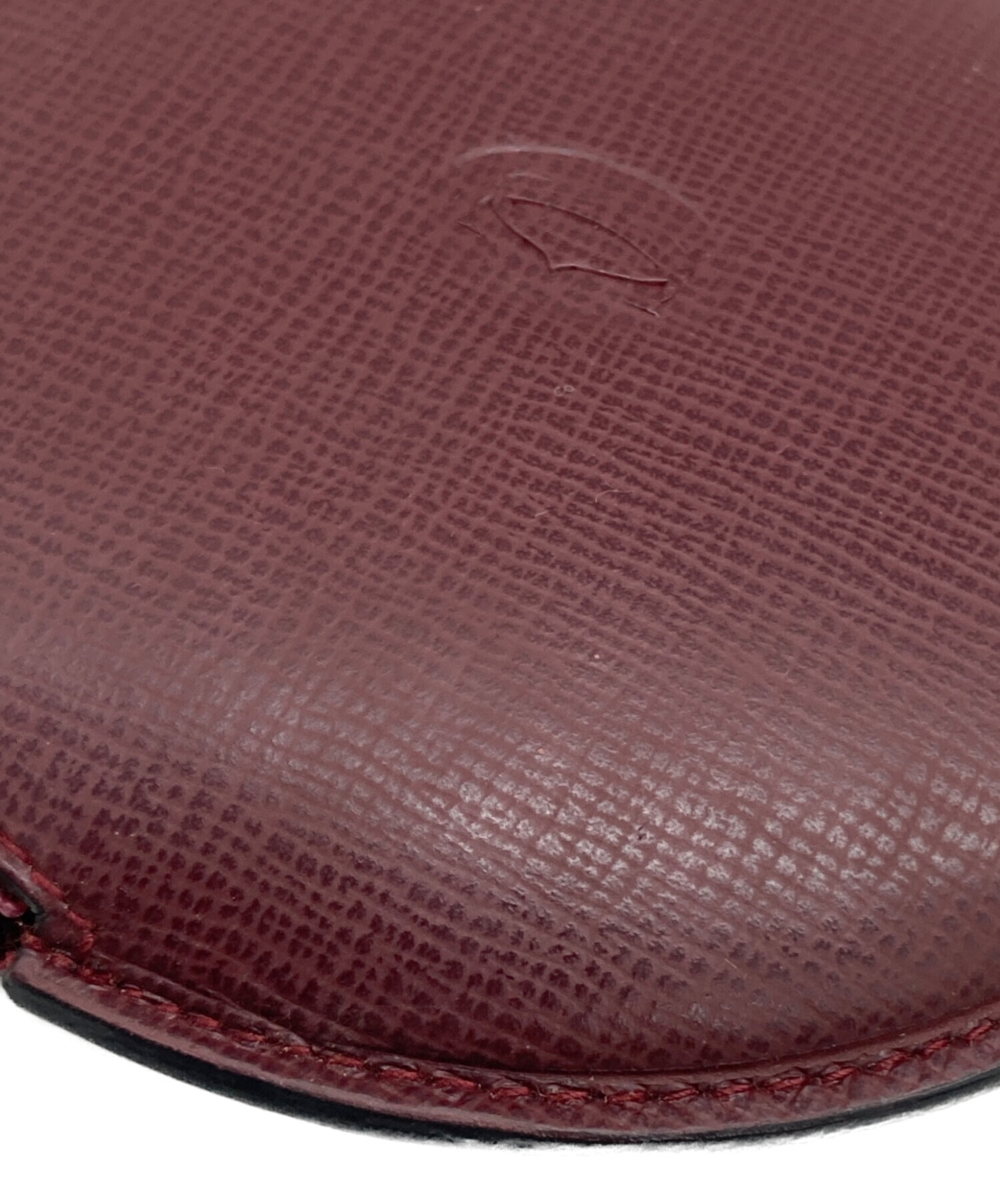 Cartier ケース 小銭入れ レッド ゴールド金具 中古・古着通販】Cartier (カルティエ) コインケース レッド｜ブランド