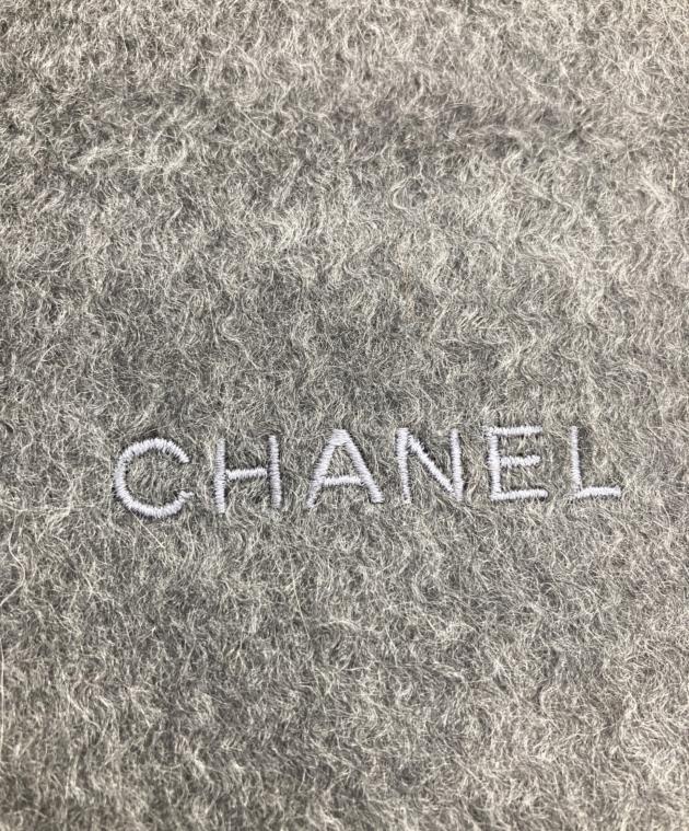 中古・古着通販】CHANEL (シャネル) カシミヤマフラー グレー