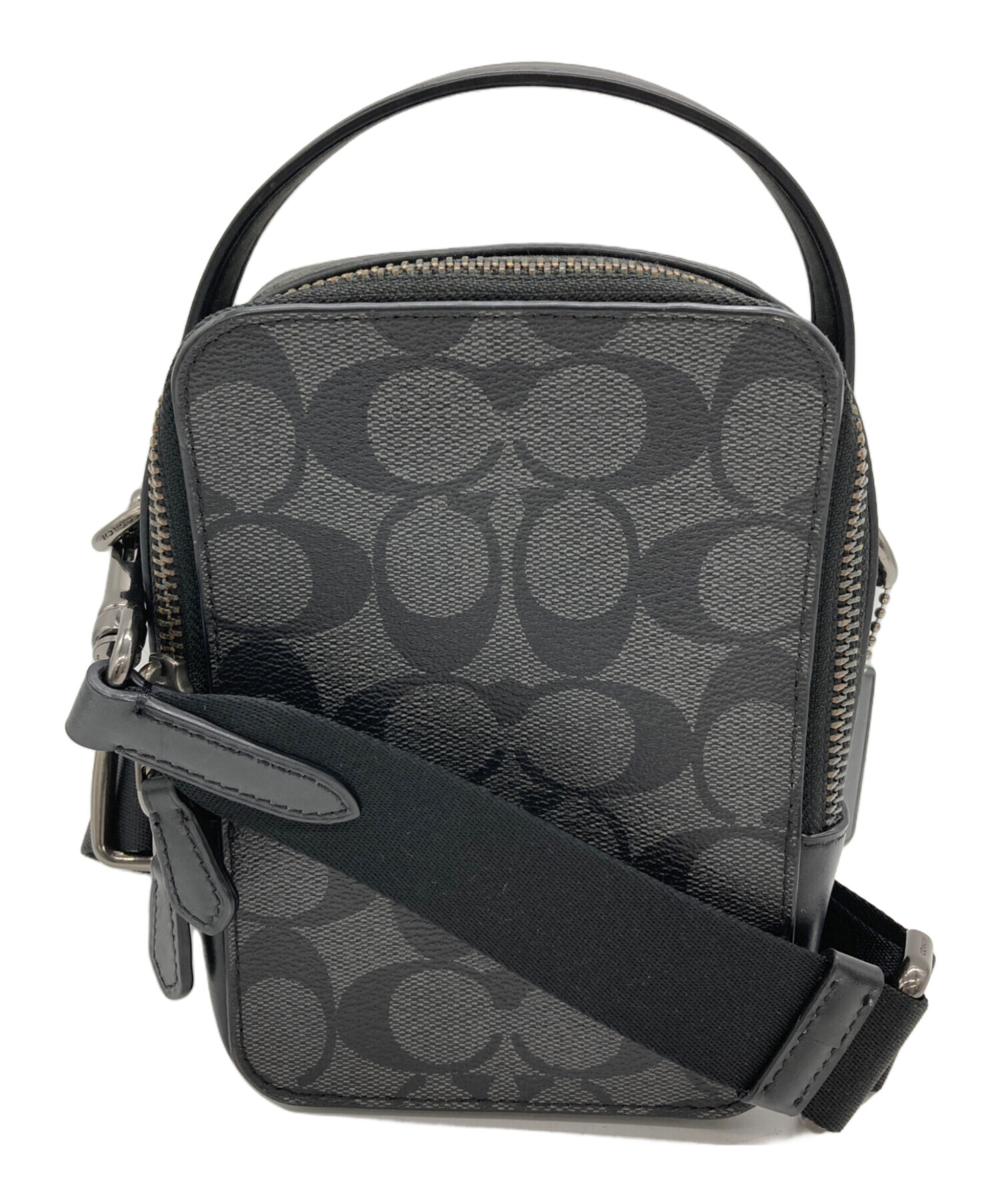 中古・古着通販】COACH (コーチ) ショルダーポーチ ブラック｜ブランド 