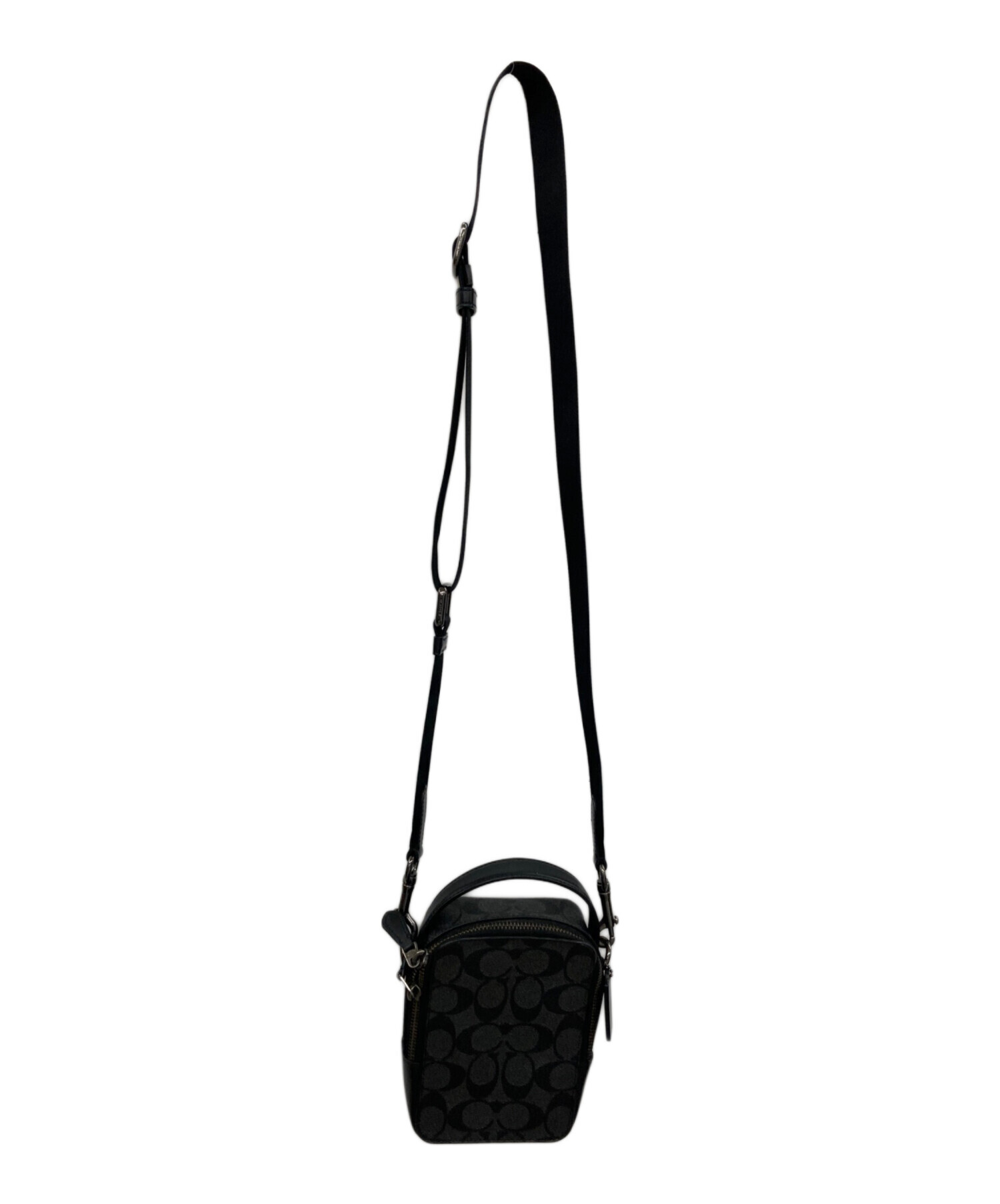 中古・古着通販】COACH (コーチ) ショルダーポーチ ブラック｜ブランド