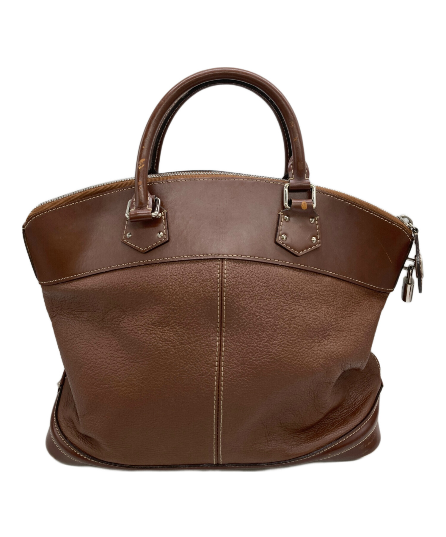 ルイヴィトン シャイニー モノグラム ロックイットPM ハンドバッグ ブラウン 中古・古着通販】LOUIS VUITTON (ルイ ヴィトン) ロックイットPM
