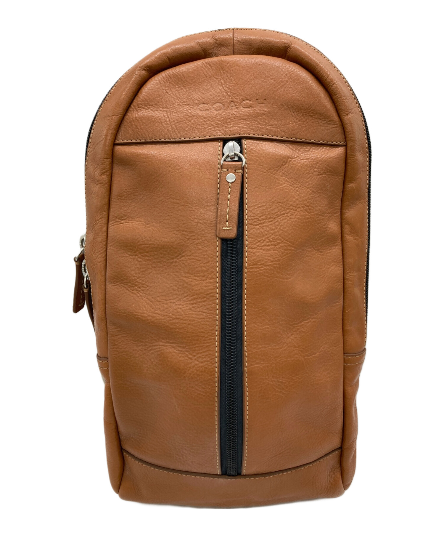 【未使用】COACH ボディバッグ レザー　ブラウン×ブラック さーちゃん様 coach ボディバッグ ブラウン PVC レザー 【公式通販】
