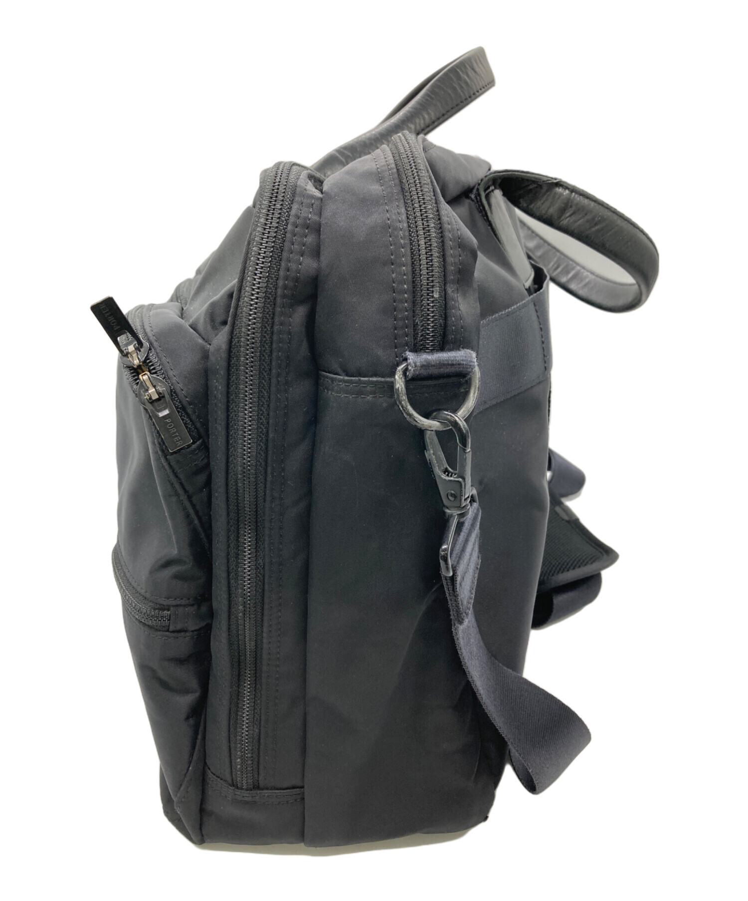 中古・古着通販】PORTER (ポーター) ブリーフケース ブラック 中古・古着通販】PORTER (ポーター) ブリーフケース ブラック