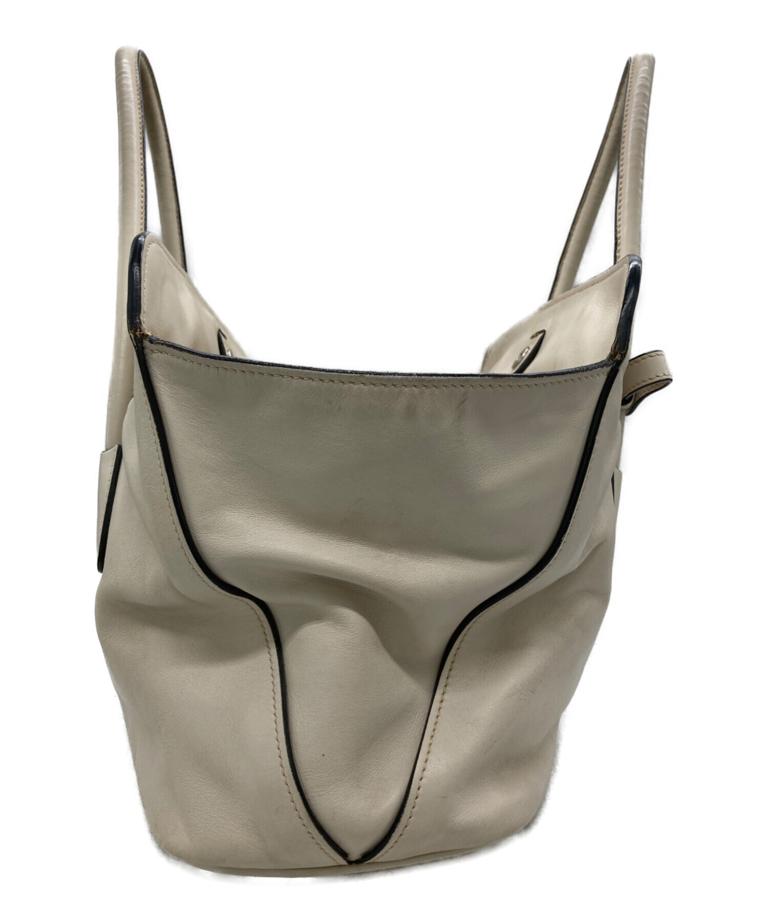 中古・古着通販】PRADA (プラダ) トートバッグ アイボリー｜ブランド