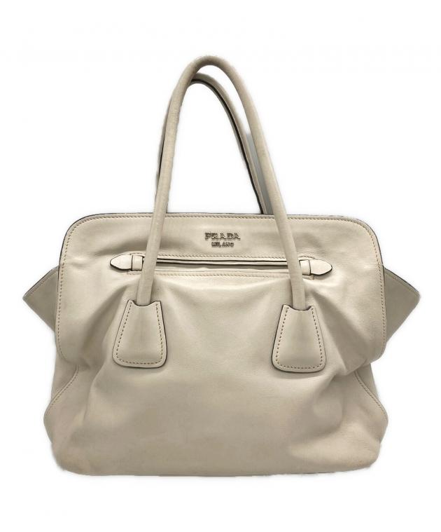 中古・古着通販】PRADA (プラダ) トートバッグ アイボリー｜ブランド